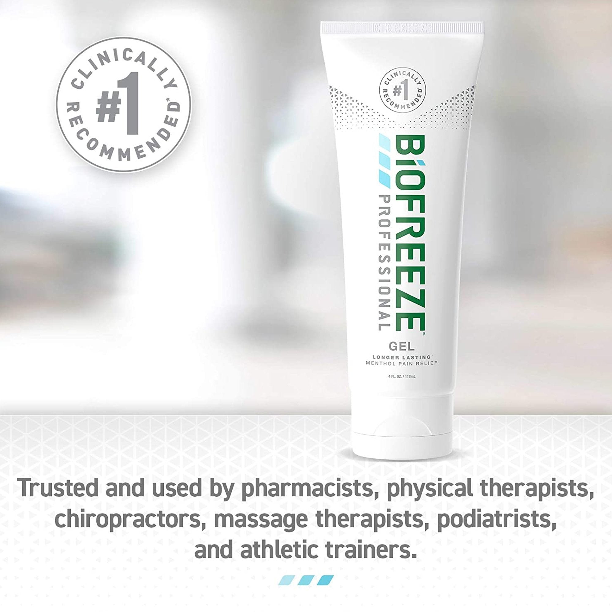 Topical Pain Relief Biofreeze® Professional 5% Strength Menthol Topical Gel 4 oz. - image 4