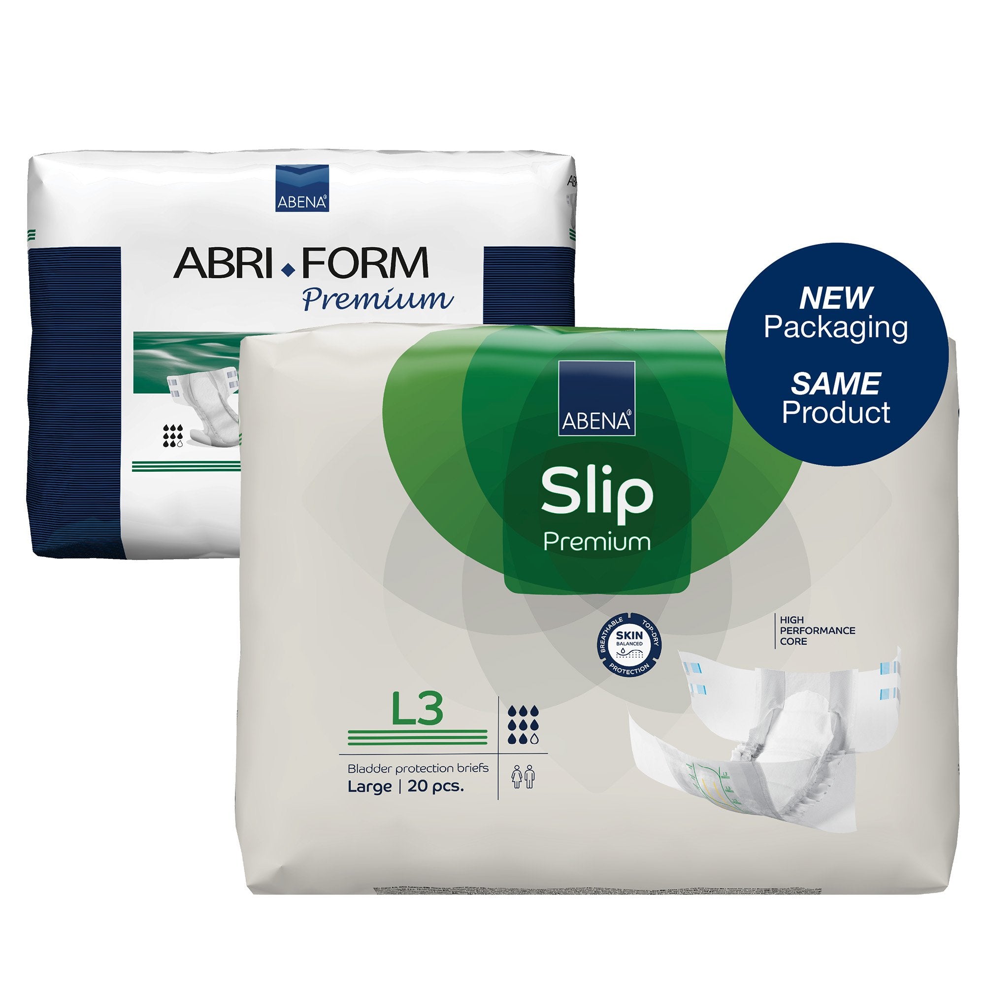 Incontinence Brief Abena® Slip Premium L3 Adult Large Unisex Disposable Heavy Absorbency - image 2