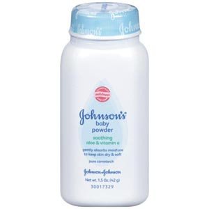 Baby Powder Johnson's® 1.5 oz. Scented Shaker Bottle Cornstarch / Aloe / Vitamin E
