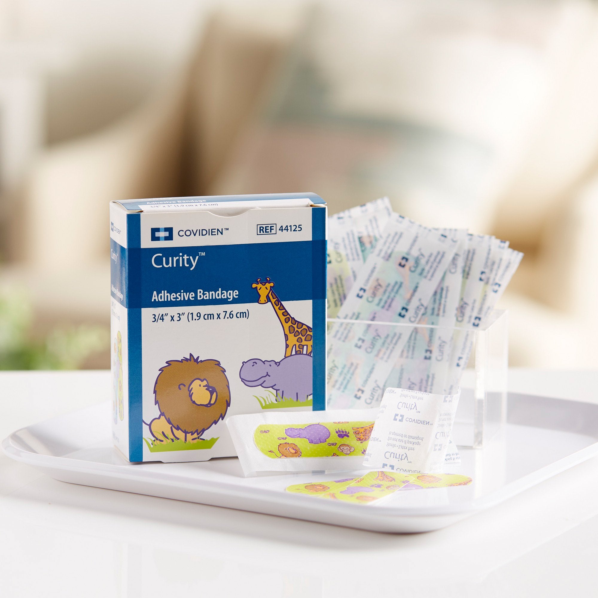 Adhesive Strip Curity™ Plastic Kid Design (Zoo Animals) 3/4 X 3 Inch Sterile - image 6