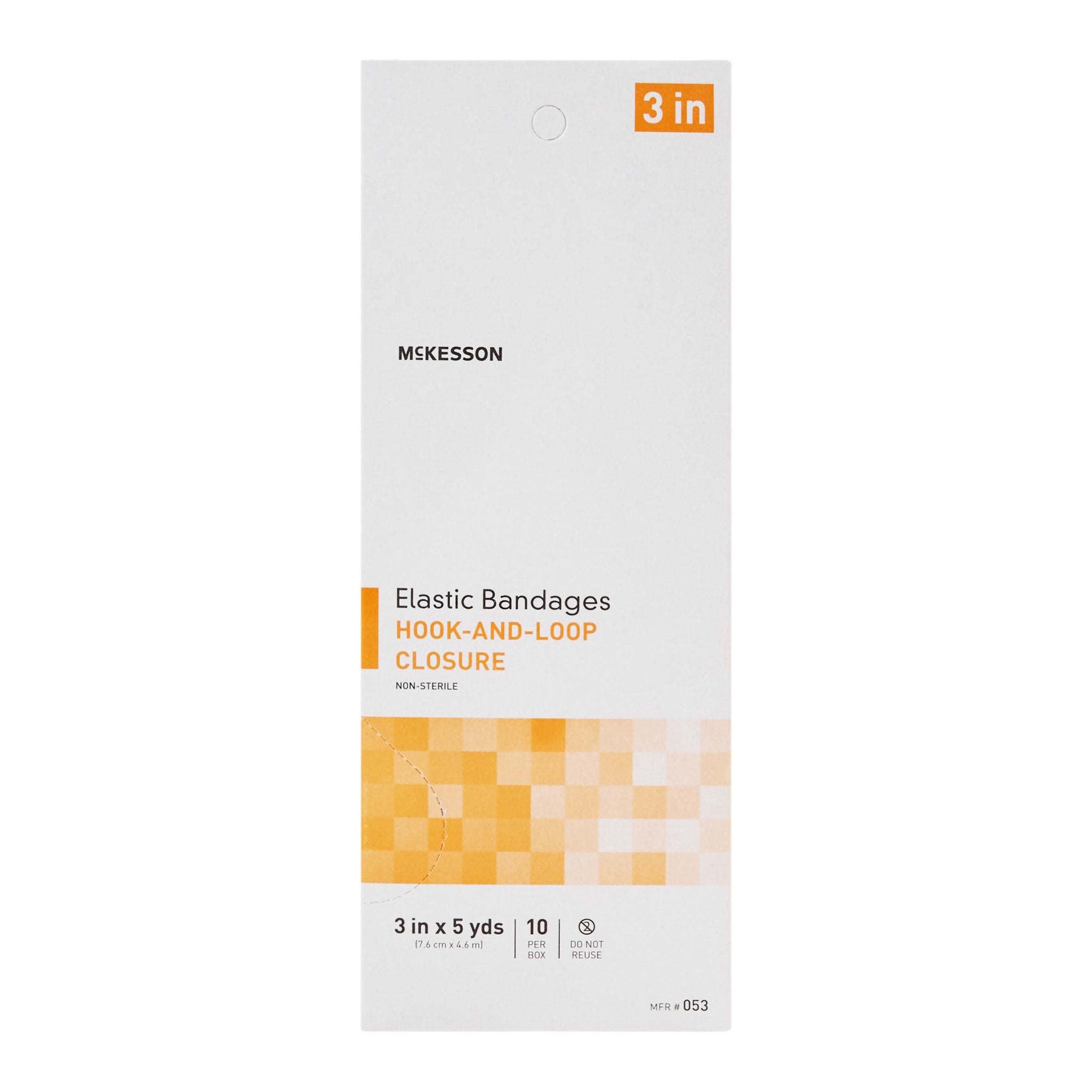 Elastic Bandage McKesson 3 Inch X 5 Yard Single Hook and Loop Closure Tan NonSterile Standard Compression - image 3