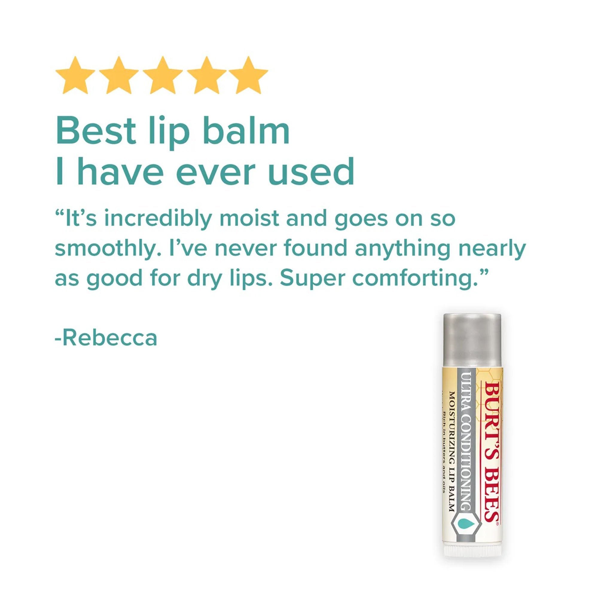 Lip Balm Burt's Bees® Ultra Conditioning 0.15 oz. Balm Tube Kokum Butter Flavor - image 5