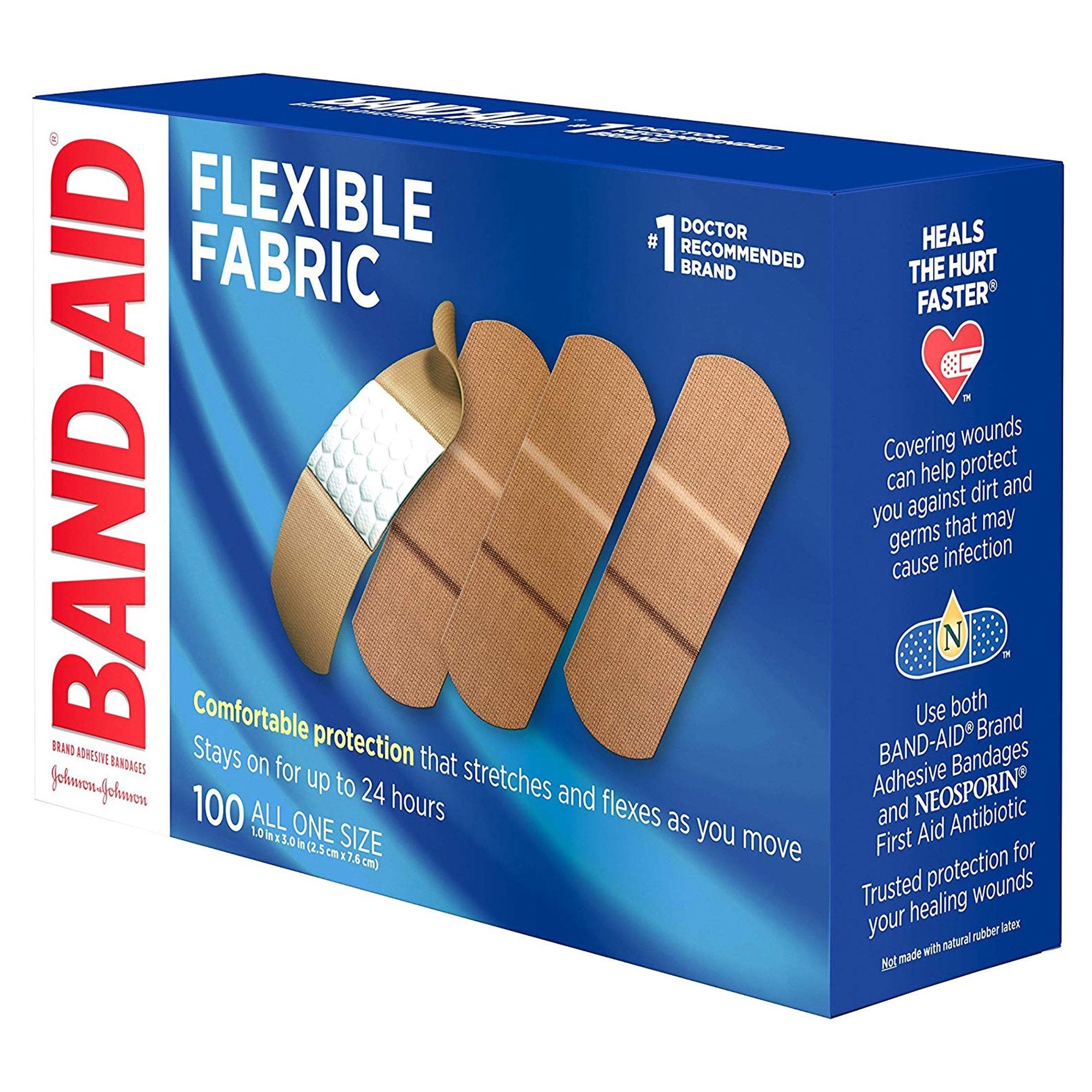 Adhesive Strip Band-Aid® Fabric Tan 1 X 3 Inch Sterile - image 2