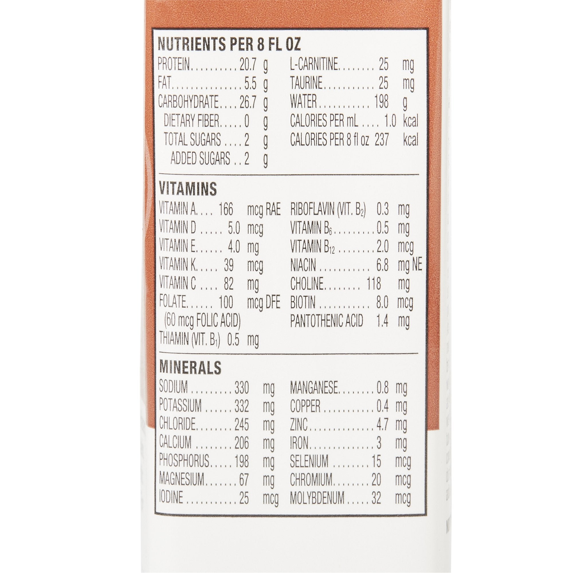 Oral Supplement Vital® HP Unflavored Liquid 8 oz. Reclosable Carton - image 3