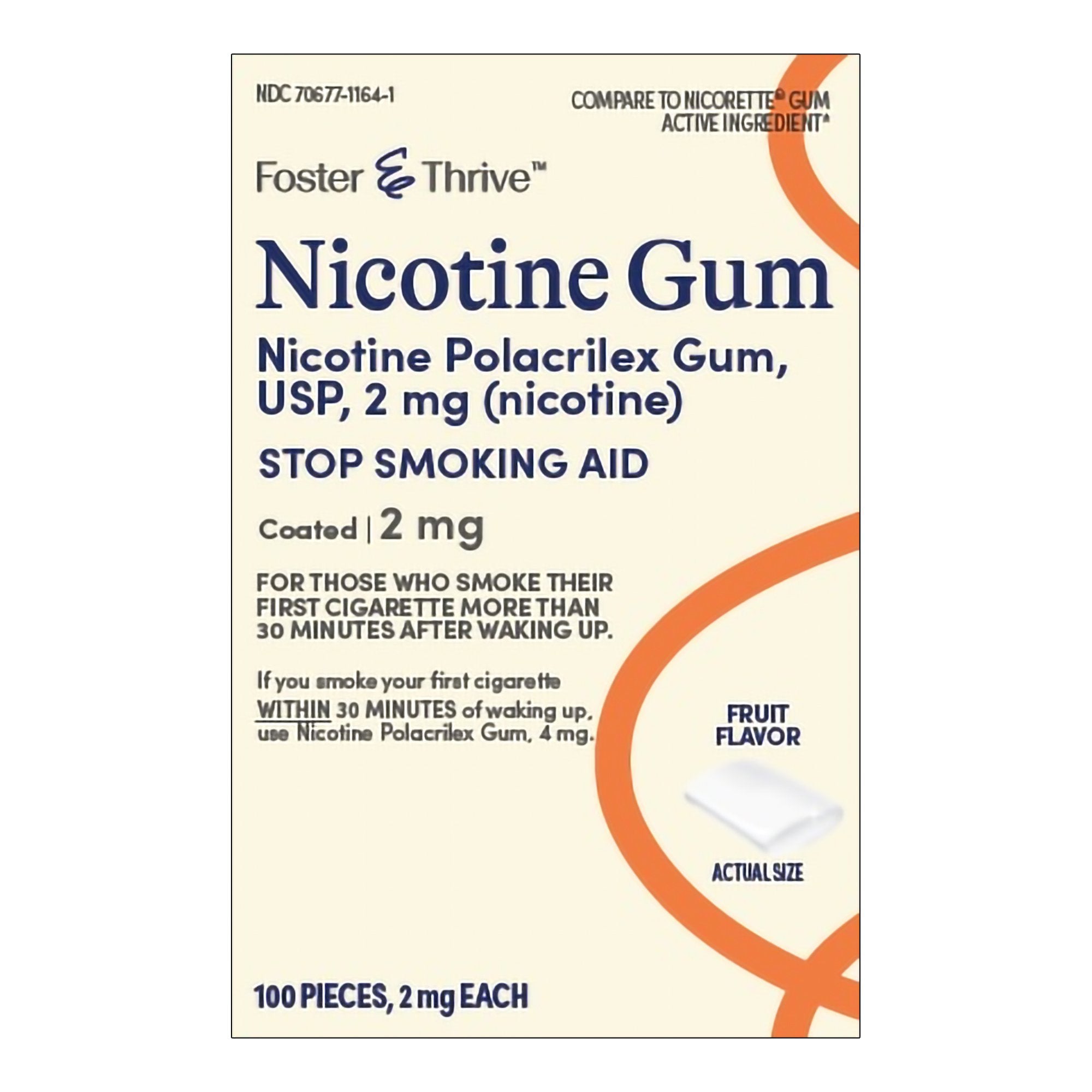 Stop Smoking Aid Foster & Thrive™ 2 mg Strength Gum
