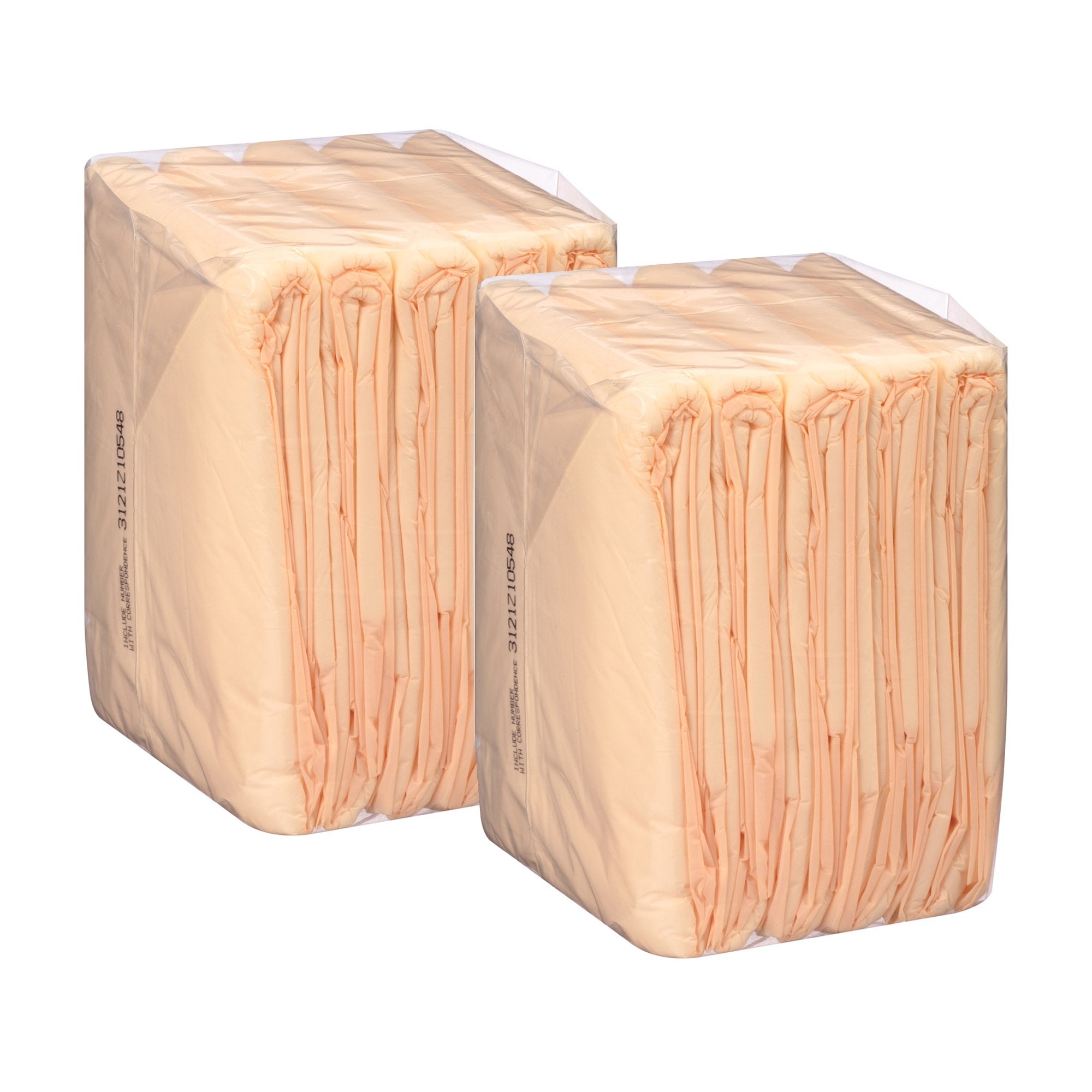 Disposable Underpad Attends® Care Night Preserver® 30 X 30 Inch Cellulose / Polymer Heavy Absorbency
