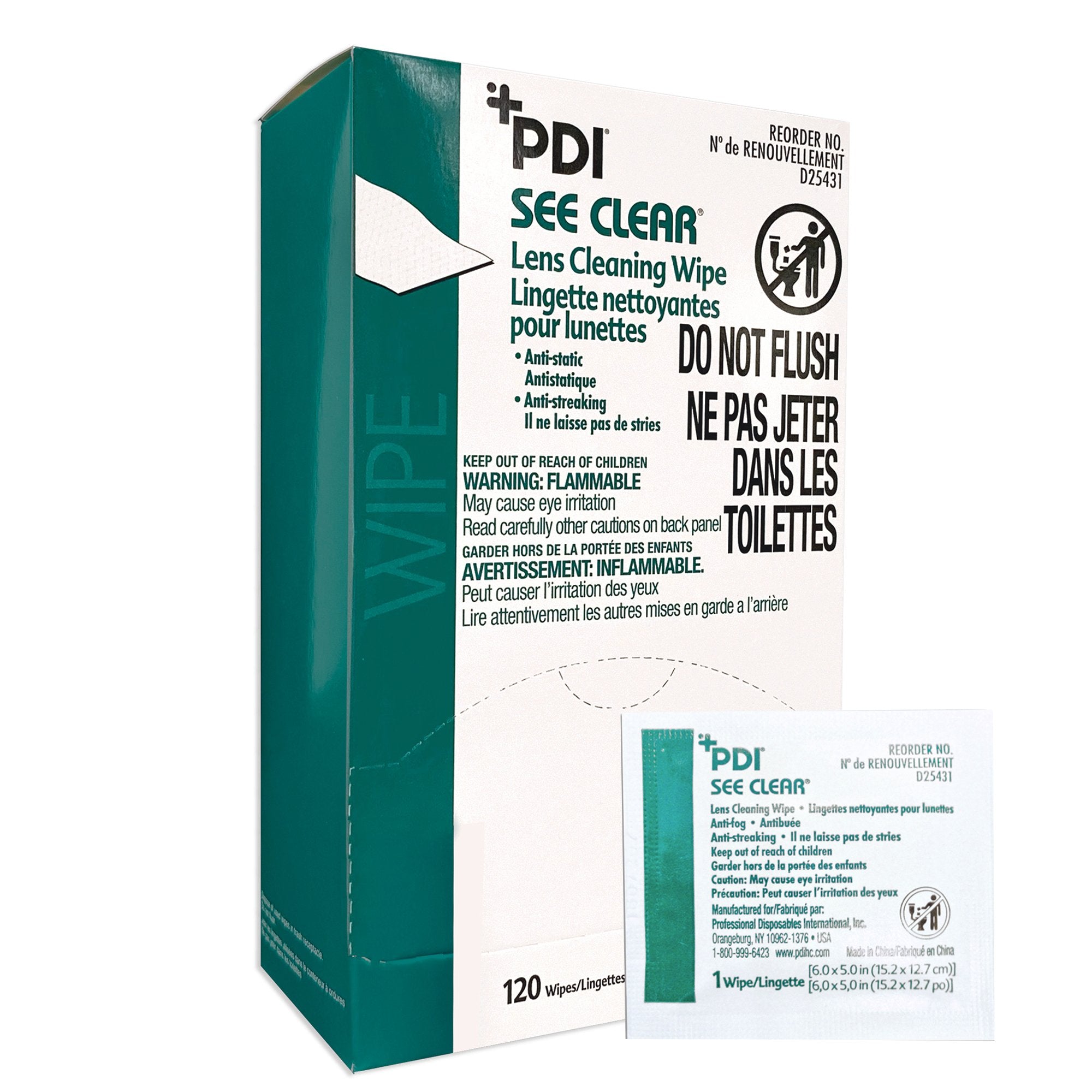 See Clear® Eye Glass Cleaning Wipes