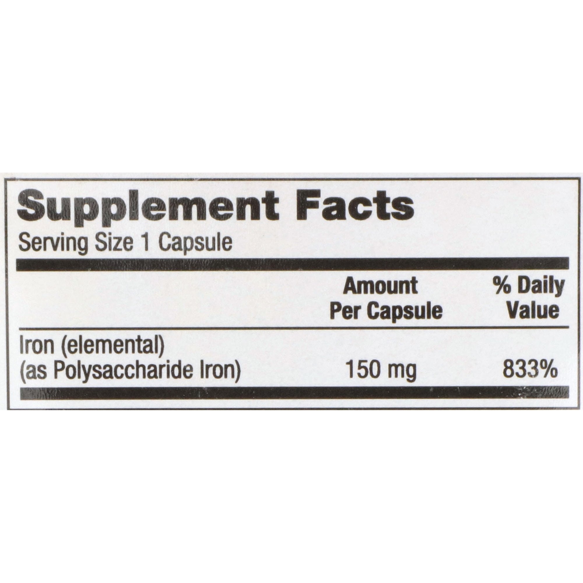 Mineral Supplement Geri-Care® Iron 150 mg Strength Capsule 100 per Bottle - image 6