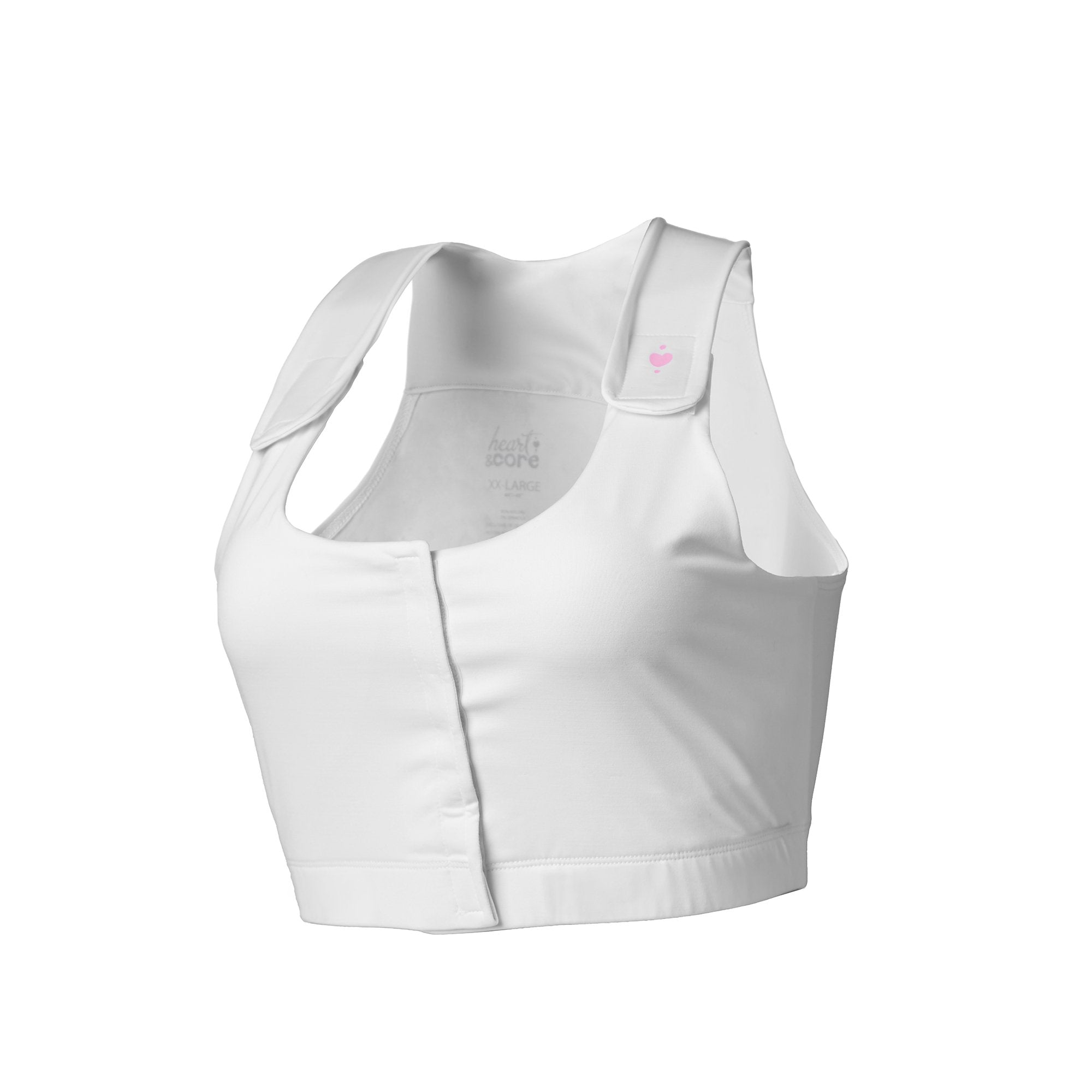 Serena Post Surgical Bra, White, Medium