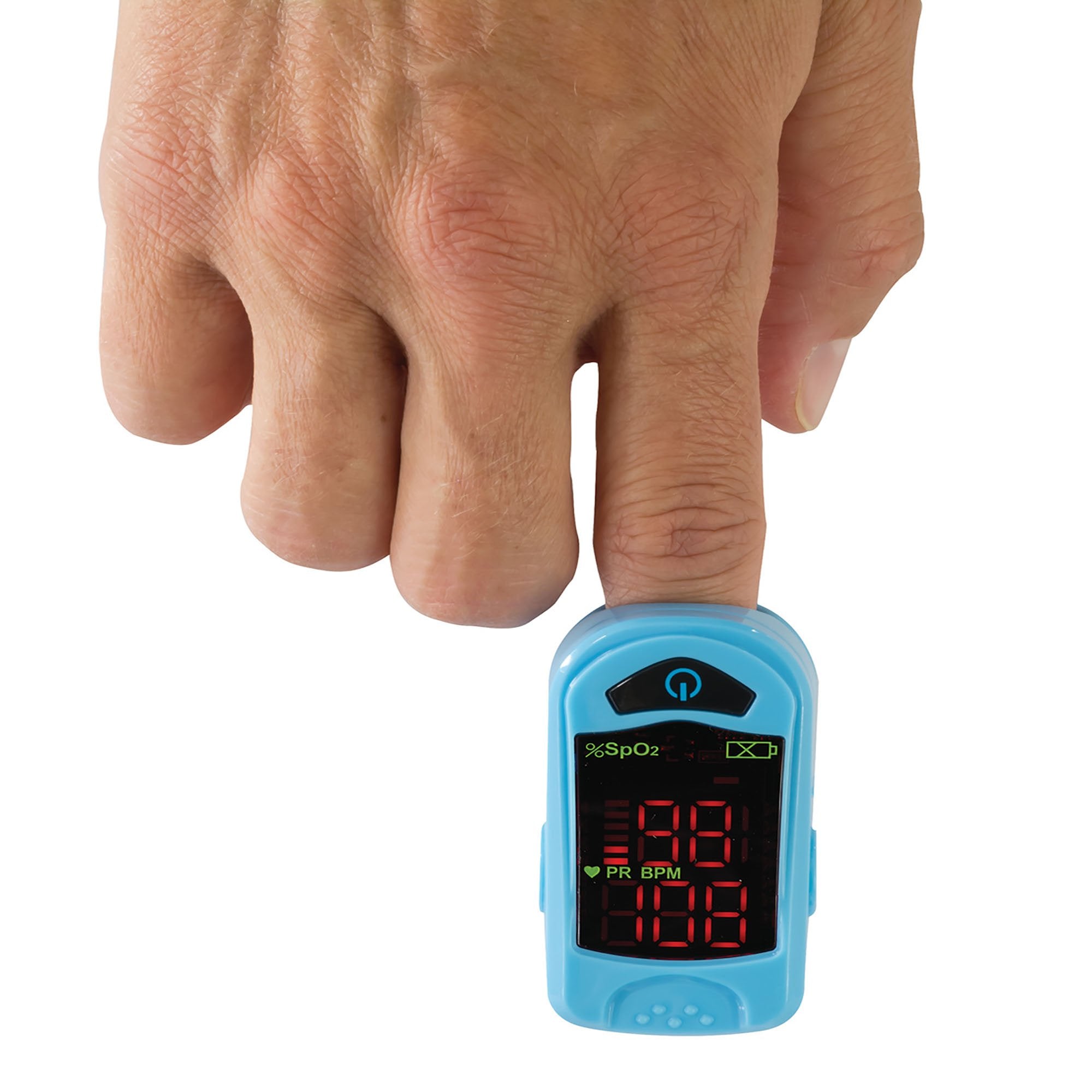 Fingertip Pulse Oximeter Carex Adult Battery Operated LED Display - image 4
