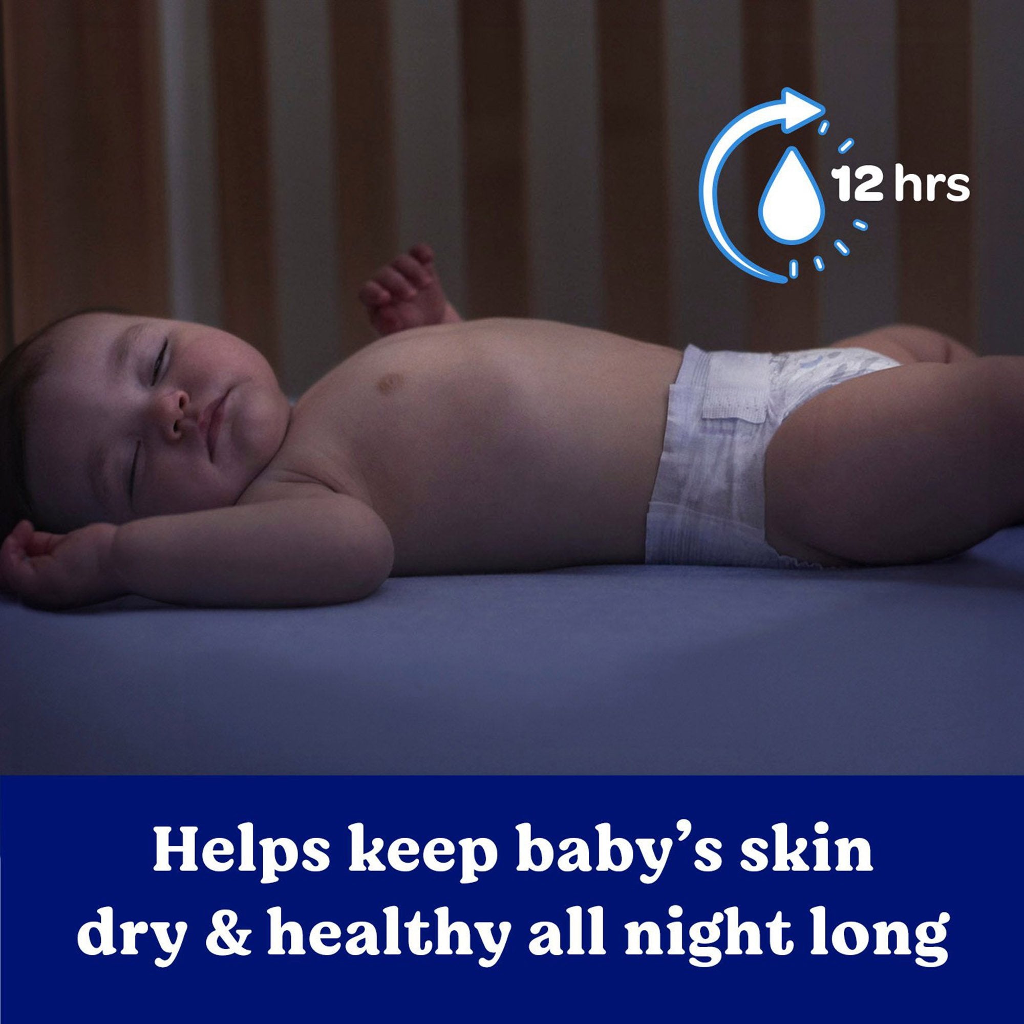 Unisex Baby Diaper Huggies® Overnites Size 7 Disposable Heavy Absorbency - image 5