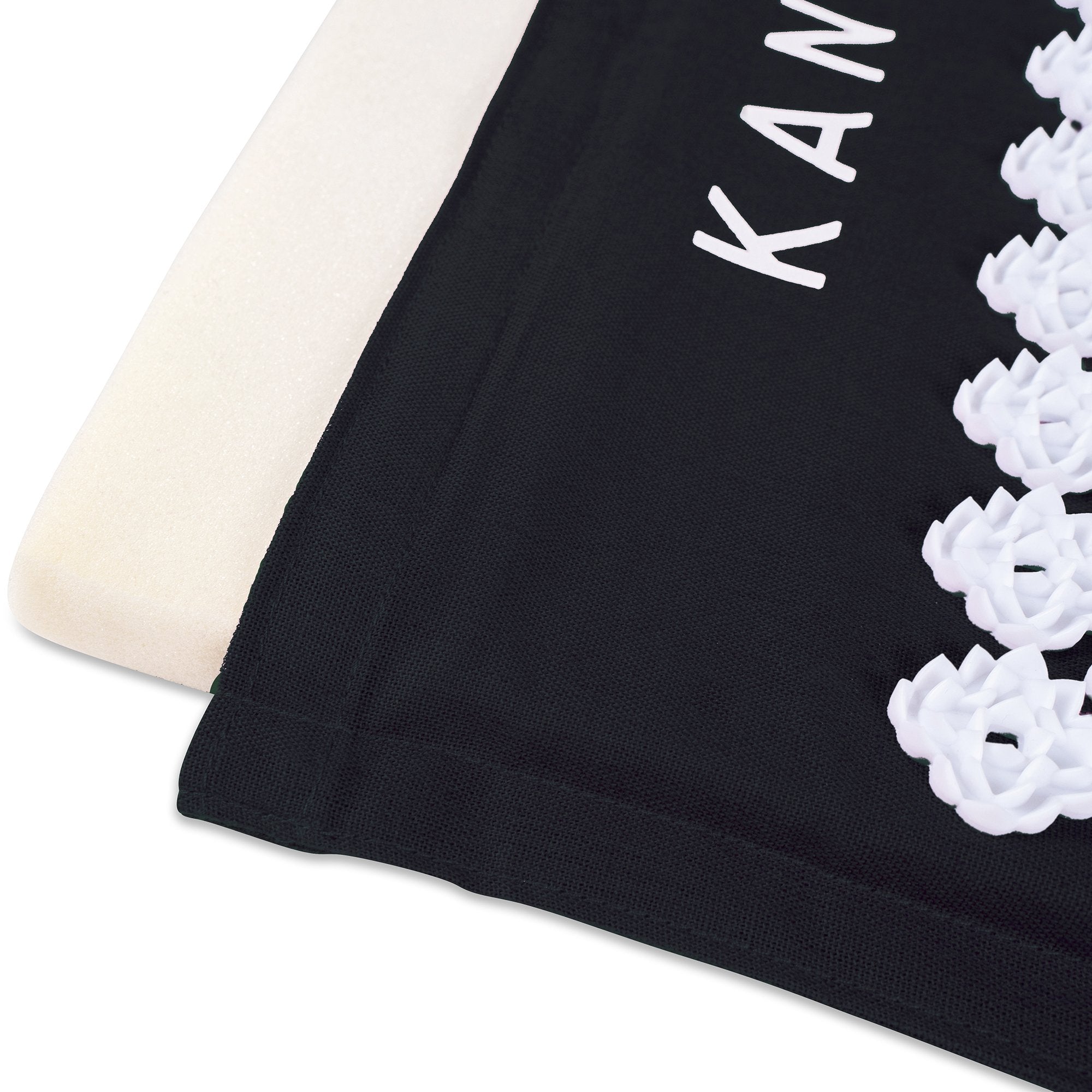 Kanjo Acupressure Mat Set Onyx Cotton-Linen Fabric / Memory Foam / Plastic Mat: 17 X 28 Inch / Pillow: 6 X 14 Inch - image 6