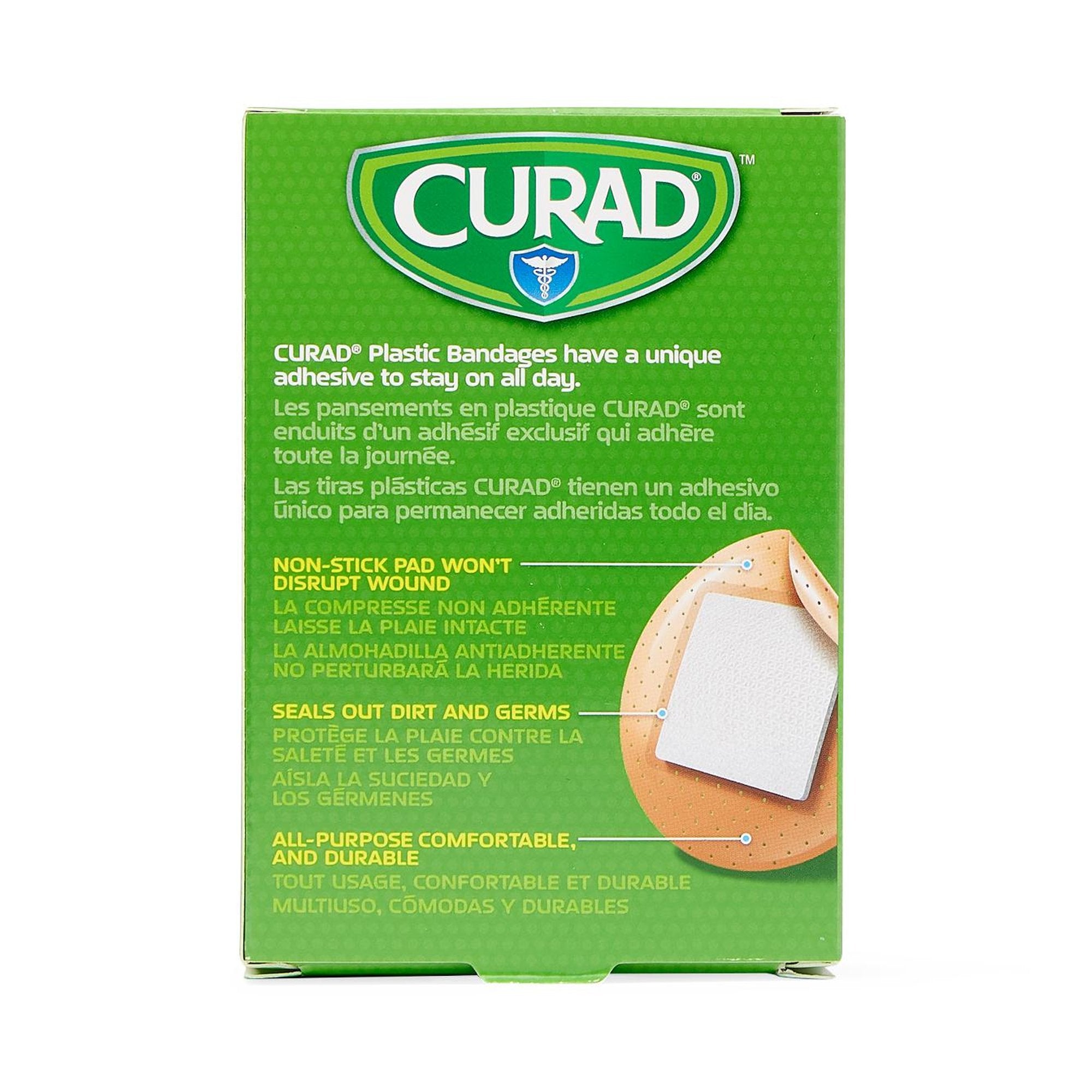 Adhesive Spot Bandage Curad® Plastic Tan 7/8 Inch Diameter Sterile - image 4