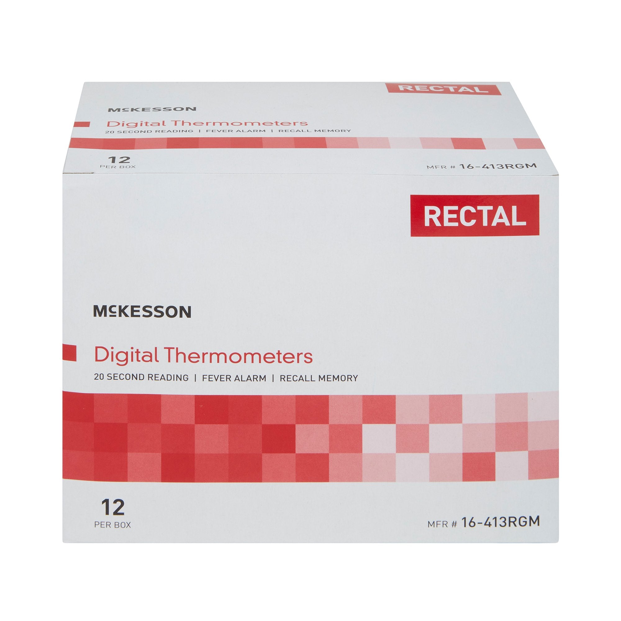 Digital Stick Thermometer McKesson Oral / Rectal / Axillary Probe Handheld - image 2