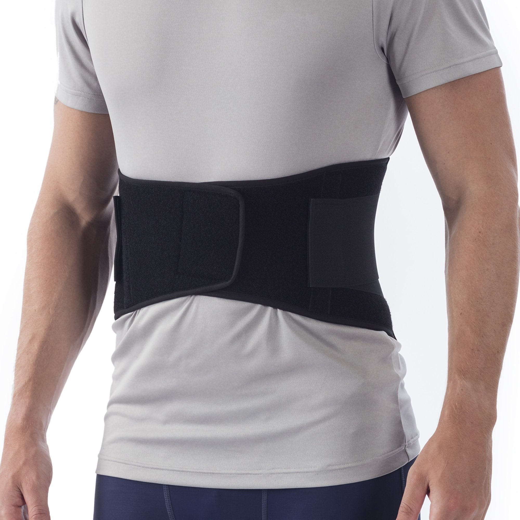 Occupational Back Support NYOrtho Deluxe 2X-Large Hook and Loop Closure 42 to 46 Inch Waist Circumference 9 Inch Back Height Adult