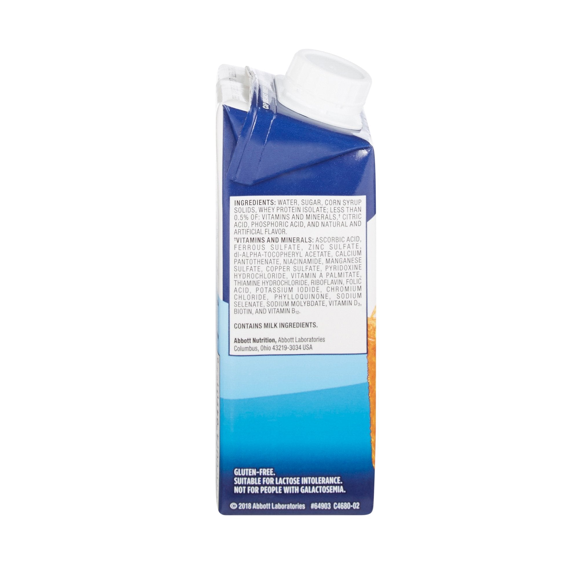 Oral Supplement Ensure® Clear Therapeutic Nutrition Apple Flavor Liquid 8 oz. Reclosable Carton - image 4