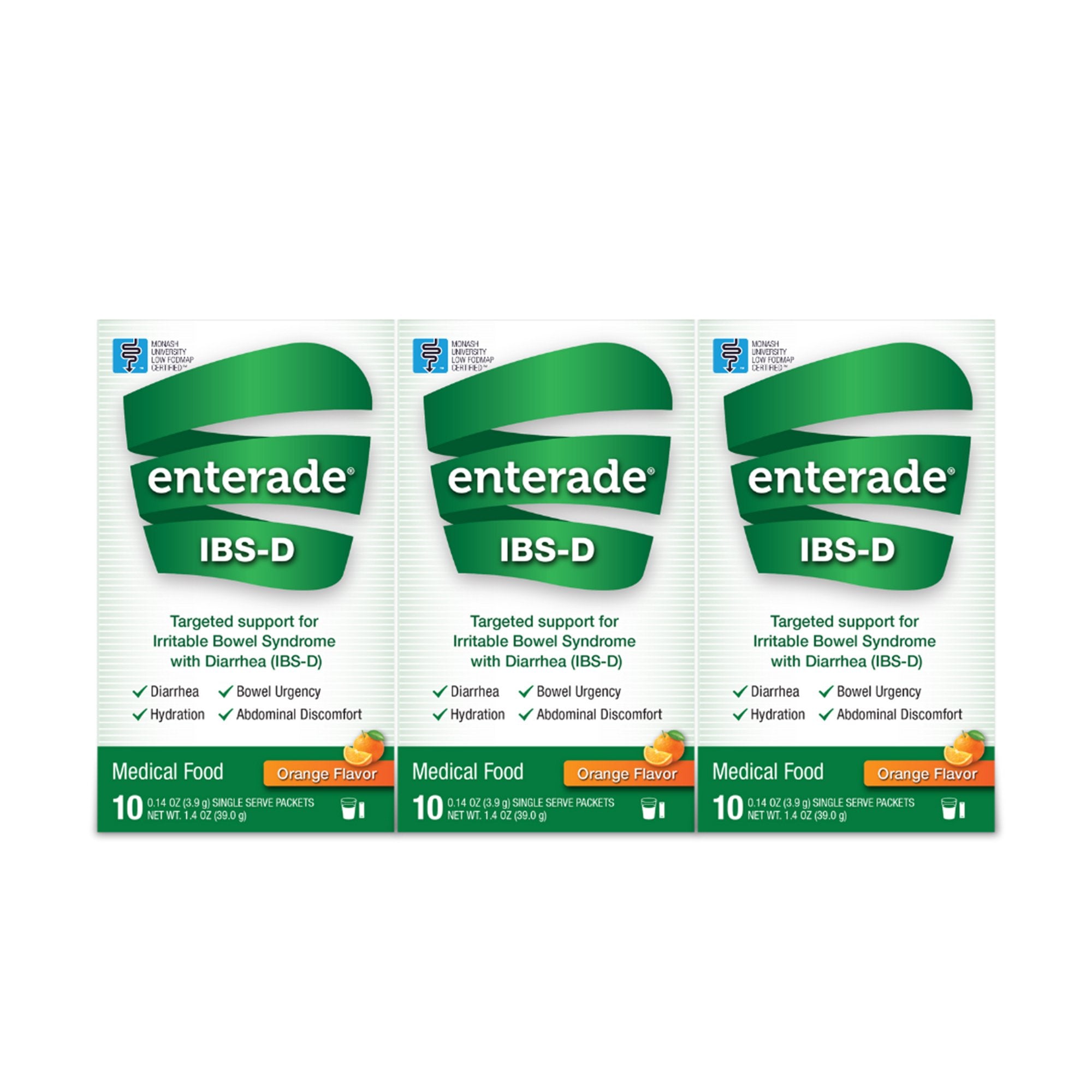 Oral Supplement enterade® IBS-D Orange Flavor Powder 0.14 oz. Individual Packet - image 5