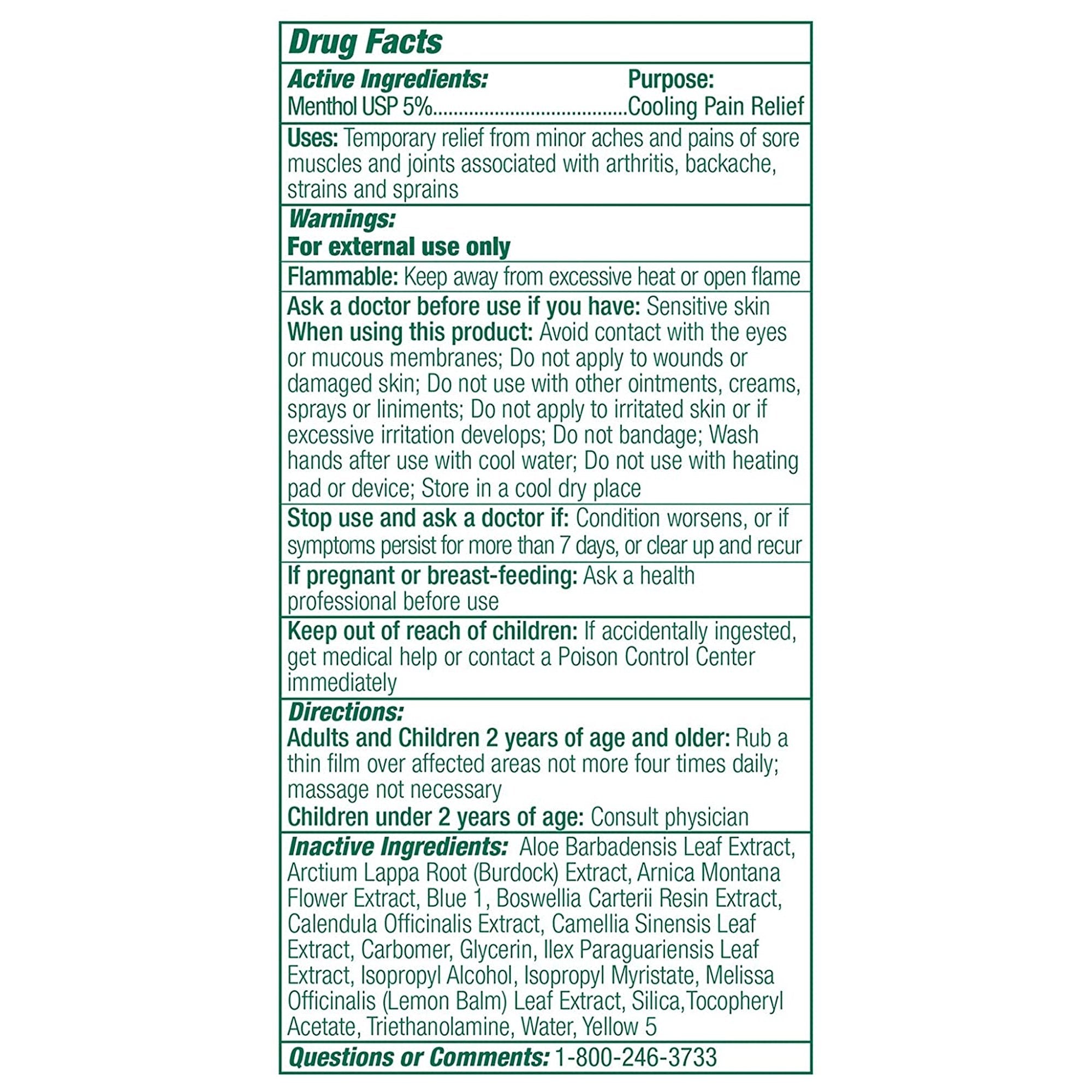 Topical Pain Relief Biofreeze® Professional 5% Strength Menthol Topical Gel 4 oz. - image 2