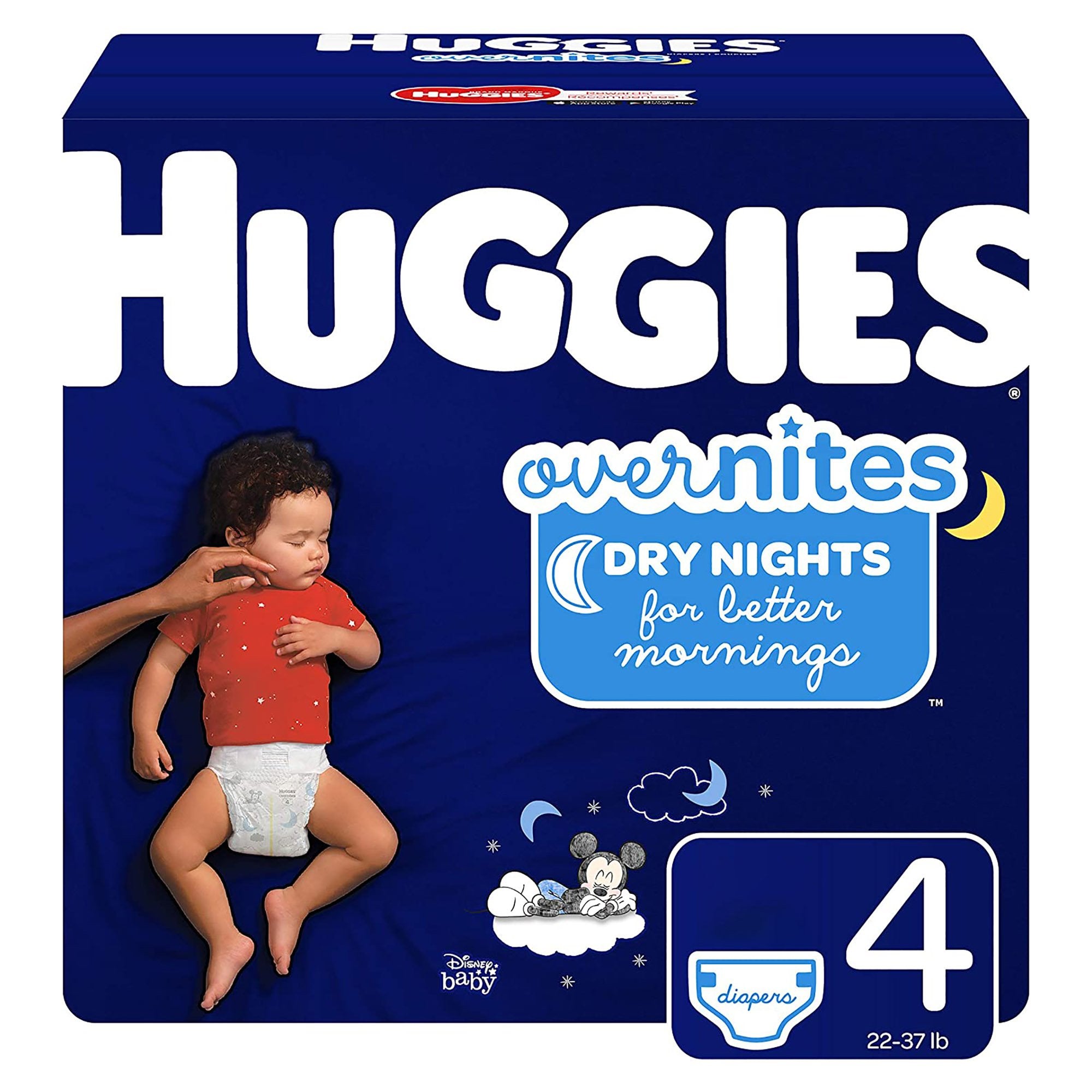 Huggies® OverNites Diaper, Size 4