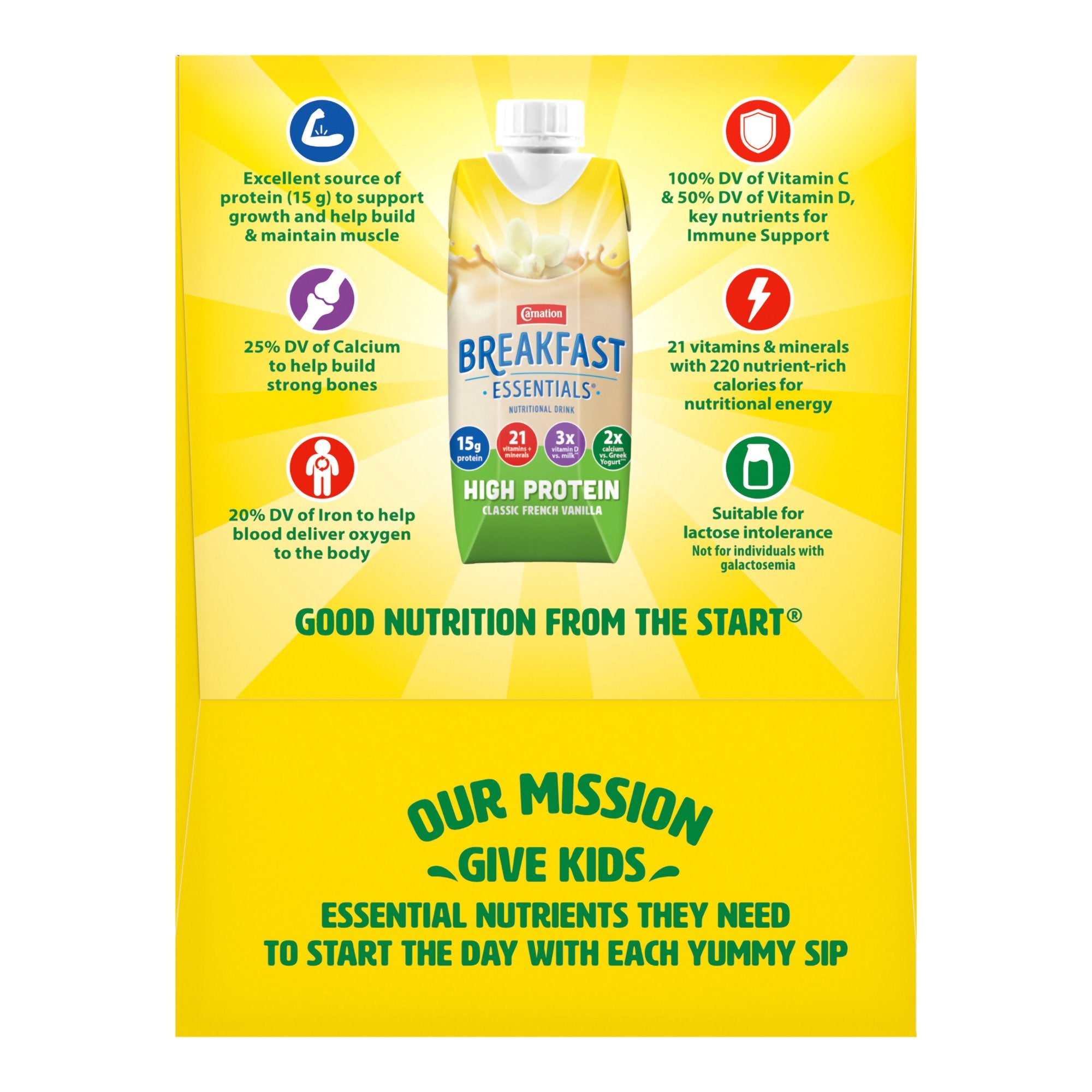 Oral Supplement Carnation Breakfast Essentials® High Protein French Vanilla Flavor Liquid 8 oz. Bottle - image 5