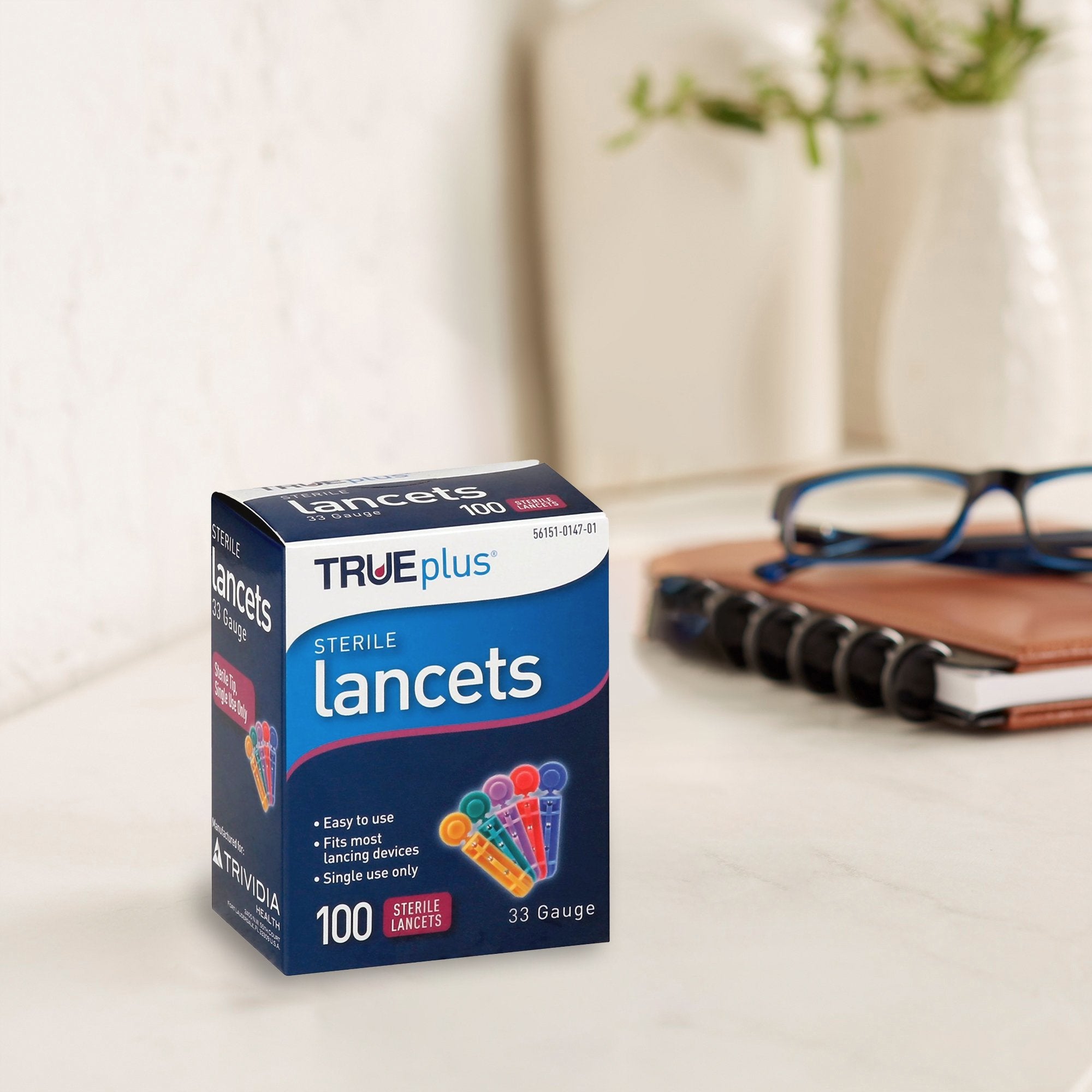 Lancet for Lancing Device TRUEplus™ 33 Gauge Non-Safety Twist Off Cap Finger - image 5