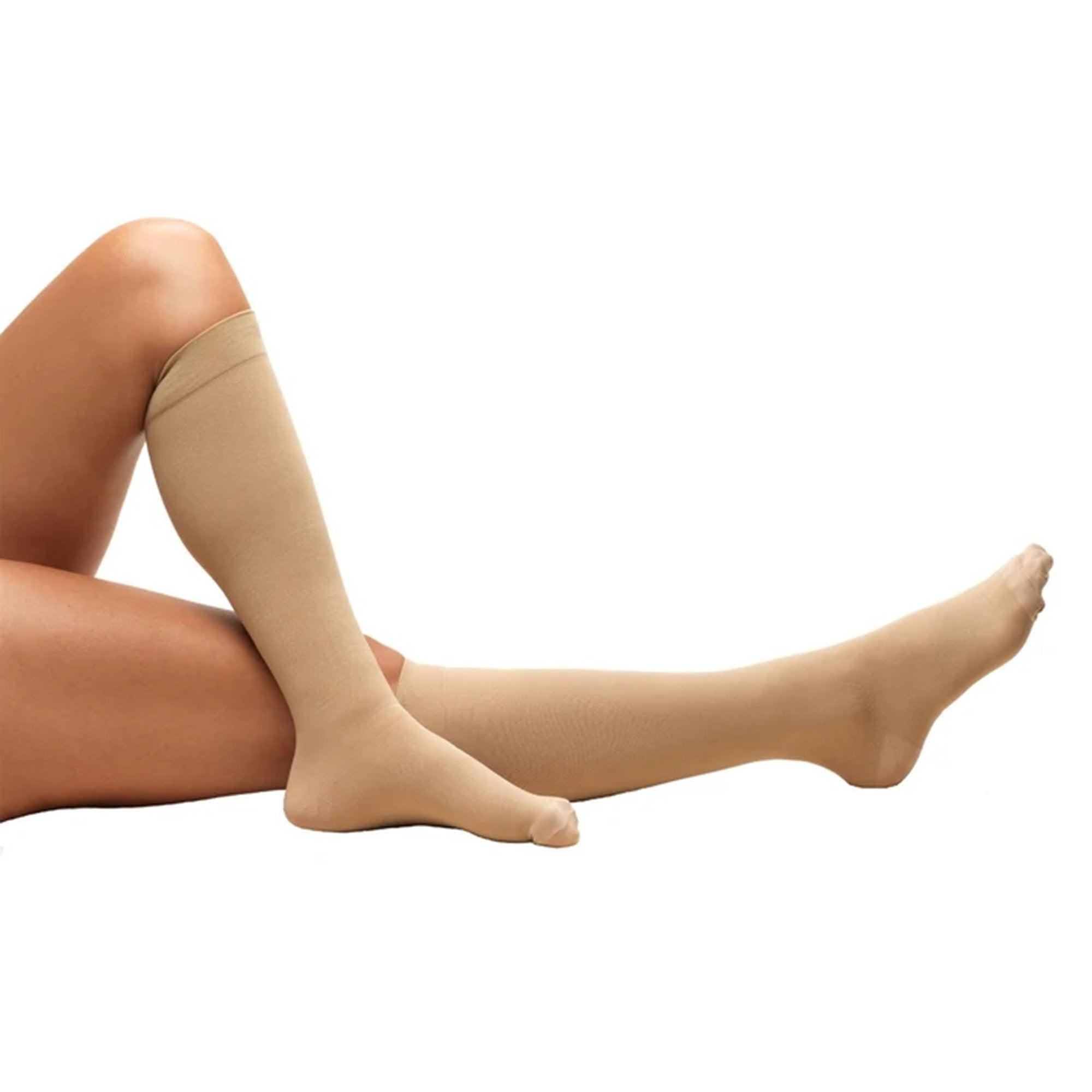 Anti-embolism Stocking Truform® Knee High 3X-Large Beige Closed Toe
