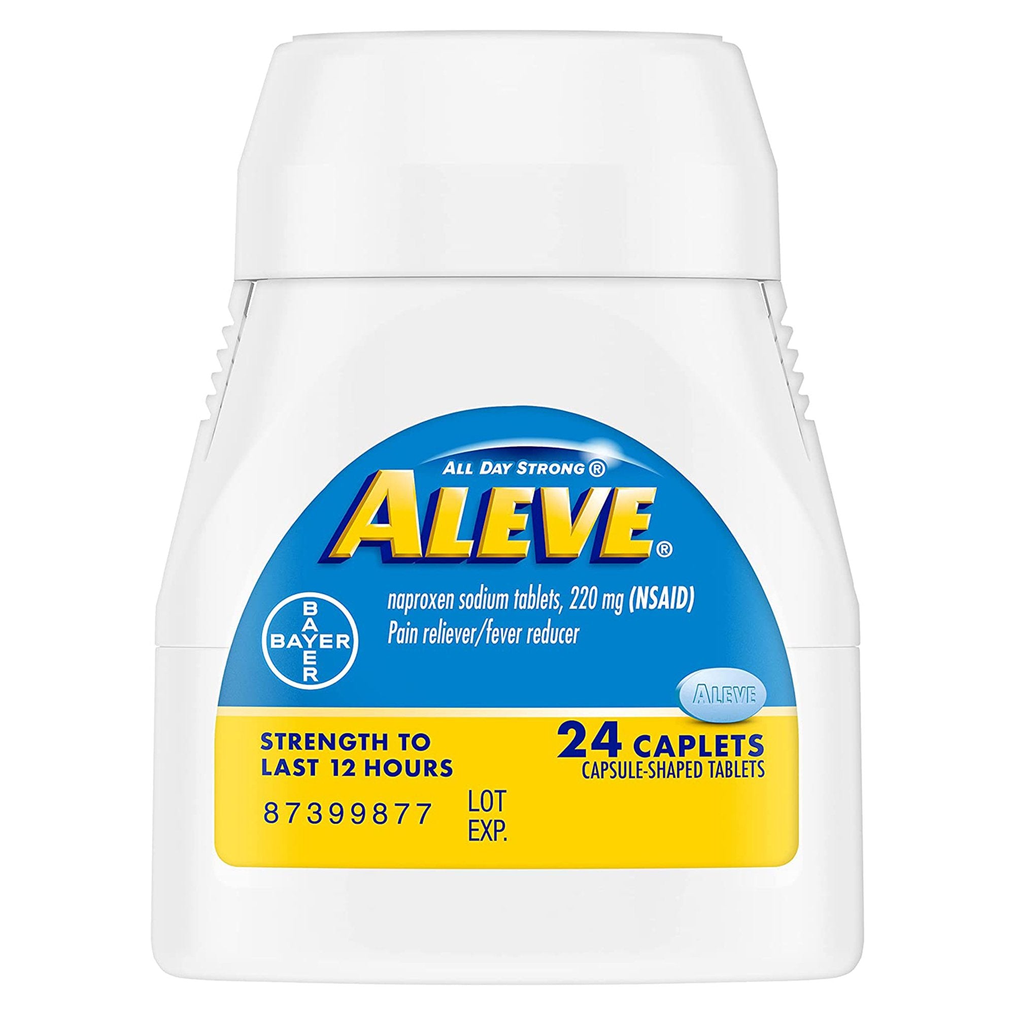 Pain Relief Aleve® 220 mg Strength Naproxen Sodium Caplet 24 per Bottle - image 2