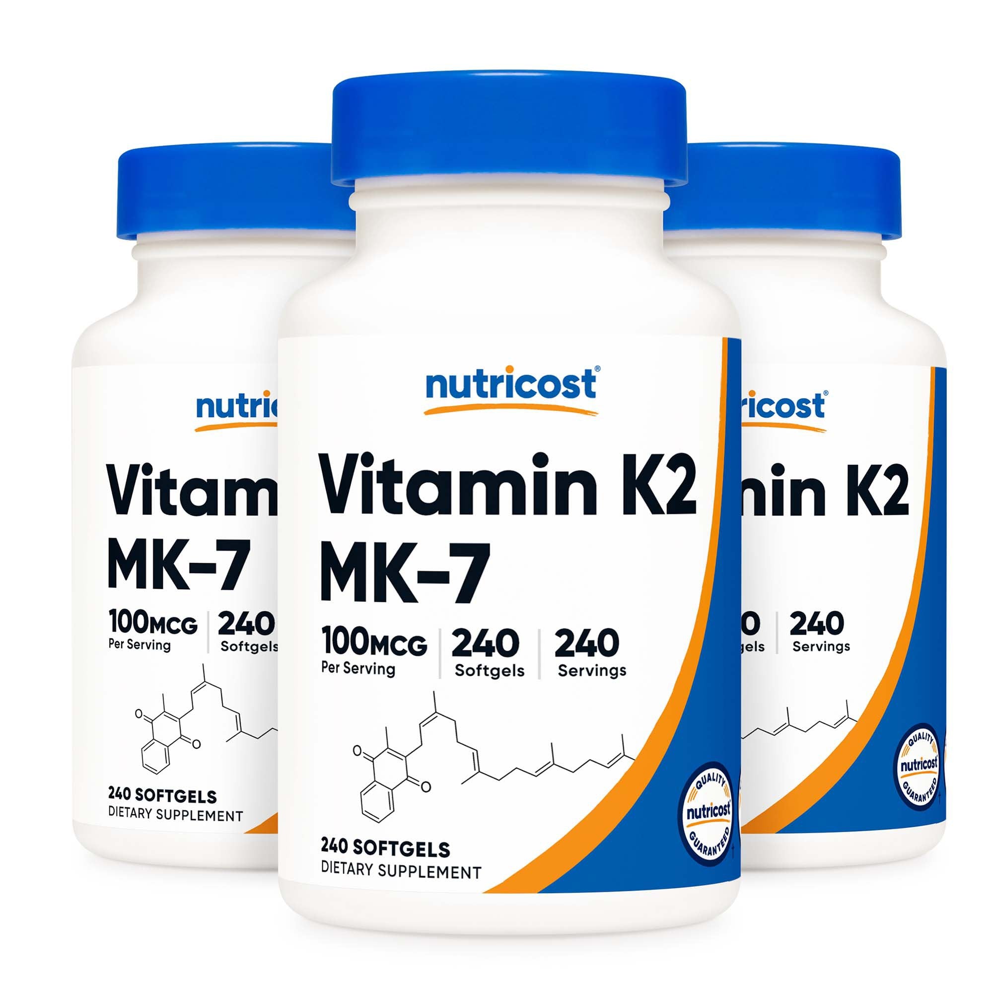Dietary Supplement nutricost® Vitamin K2 MK-7 100 mcg Strength Softgel 240 Per Bottle - image 2