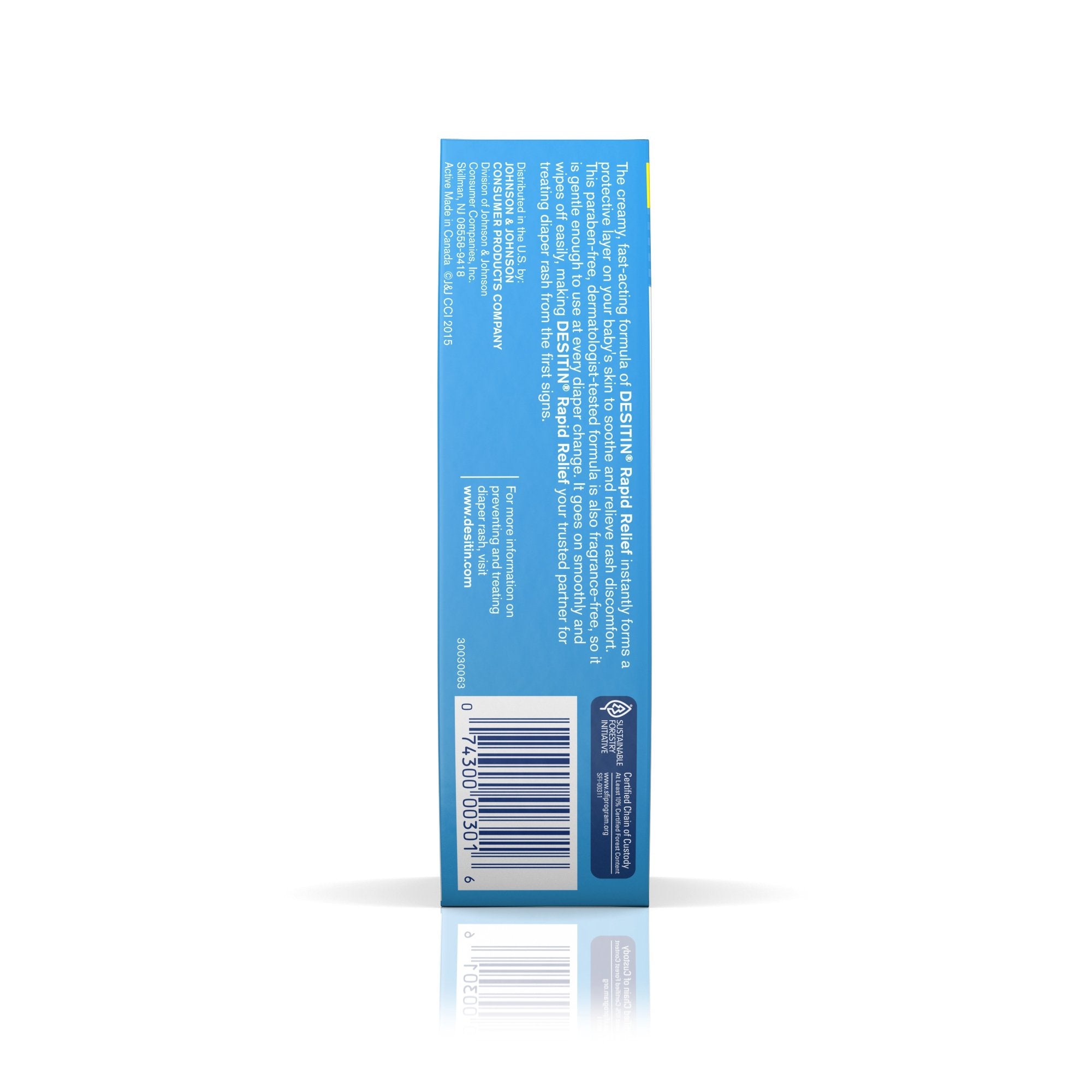 Diaper Rash Treatment Desitin® Rapid Relief 4 oz. Tube Scented Cream - image 3