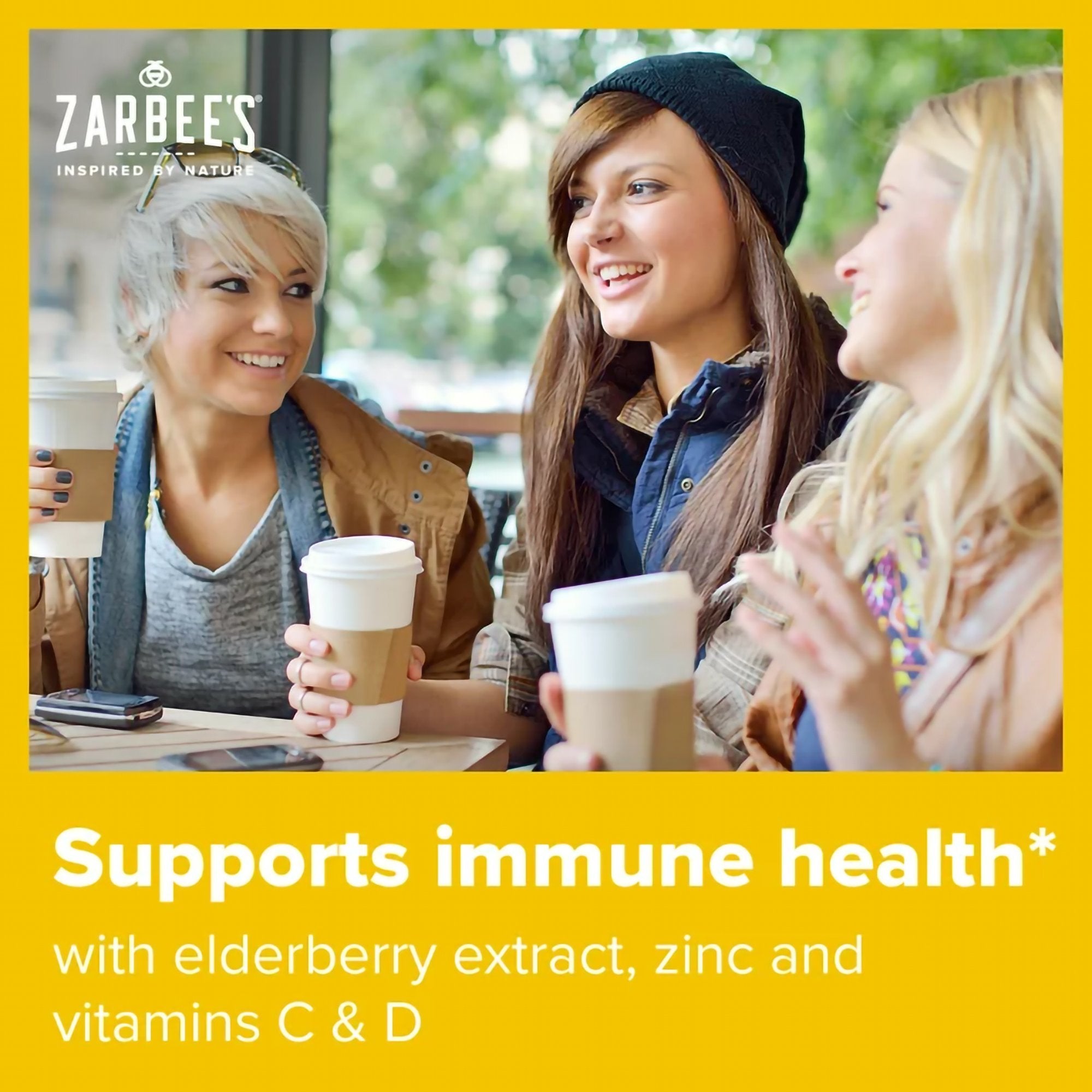 Cold and Cough Relief Zarbee's® Cough + Immune 11 g Strength Syrup 8 oz. - image 6