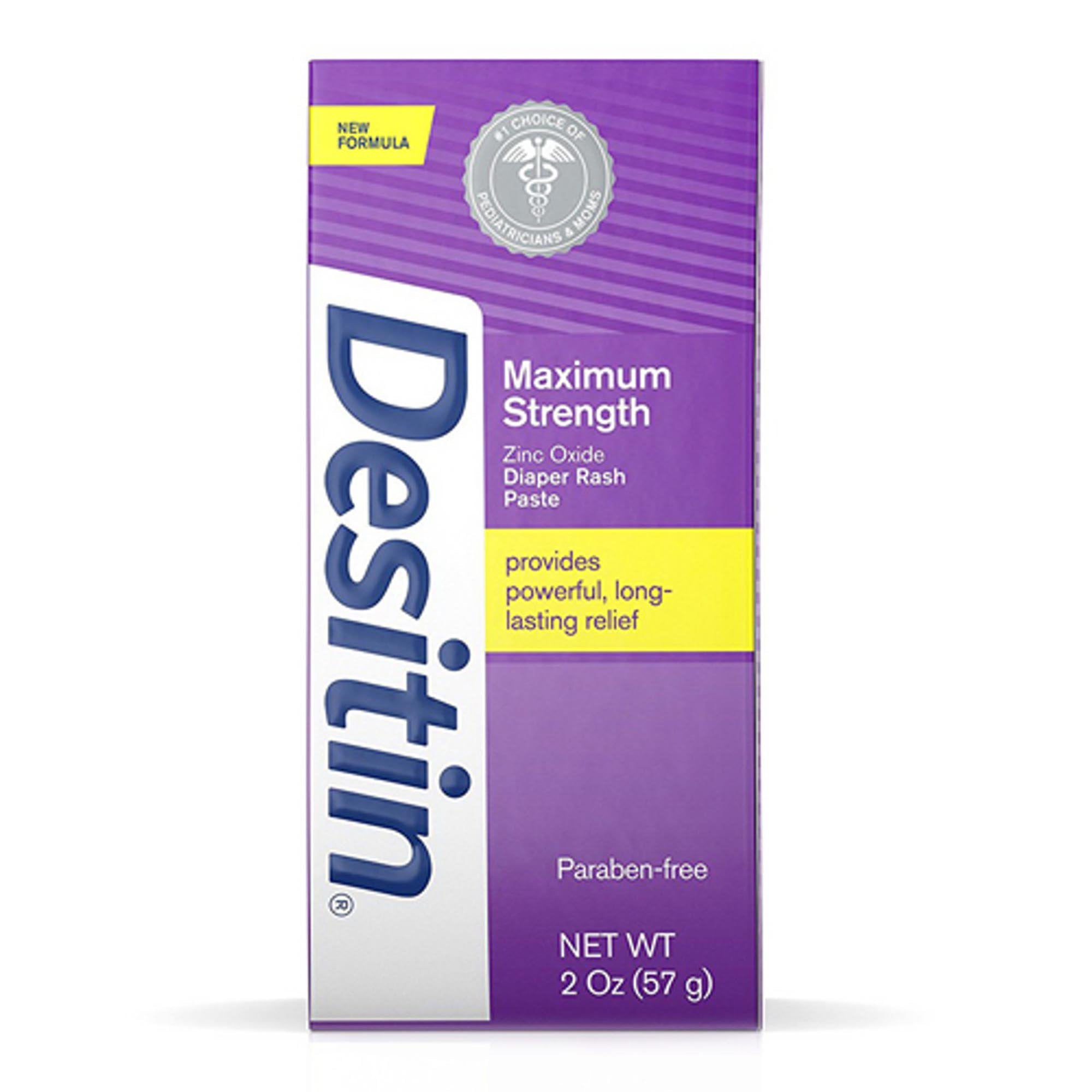 Diaper Rash Treatment Desitin® Maximum Strength 2 oz. Tube Scented Paste - image 2