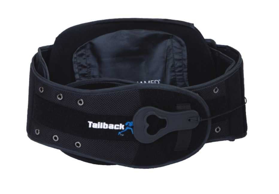 Back Brace Tailback 42™ One Size Fits Most Hook and Loop with Single Pulley System Closure 25 to 56 Inch Waist Circumference Adult