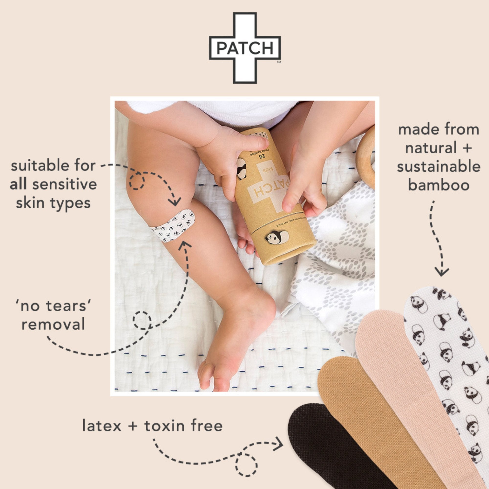 Adhesive Strip Patch™ Bamboo / Aloe Vera Tan 3/4 X 3 Inch Sterile - image 8