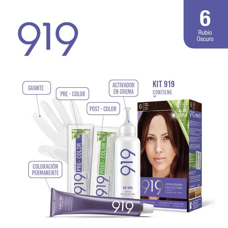 919 Dark Blonde Coloring Kit - Get Professional Results at Home