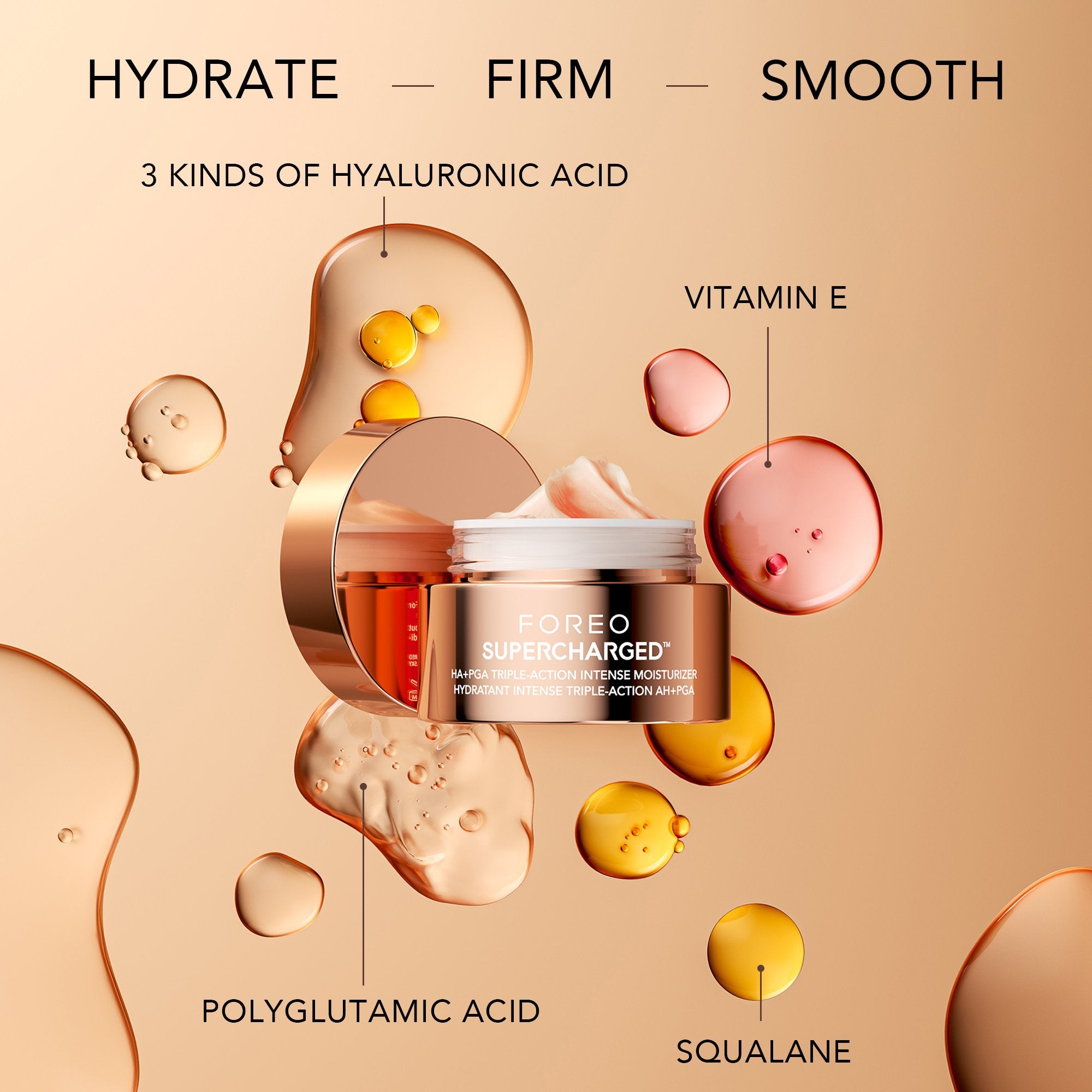 Facial Moisturizer SUPERCHARGED™ HA+PGA Triple-Action Intense 5 mL Jar Scented Cream - image 5