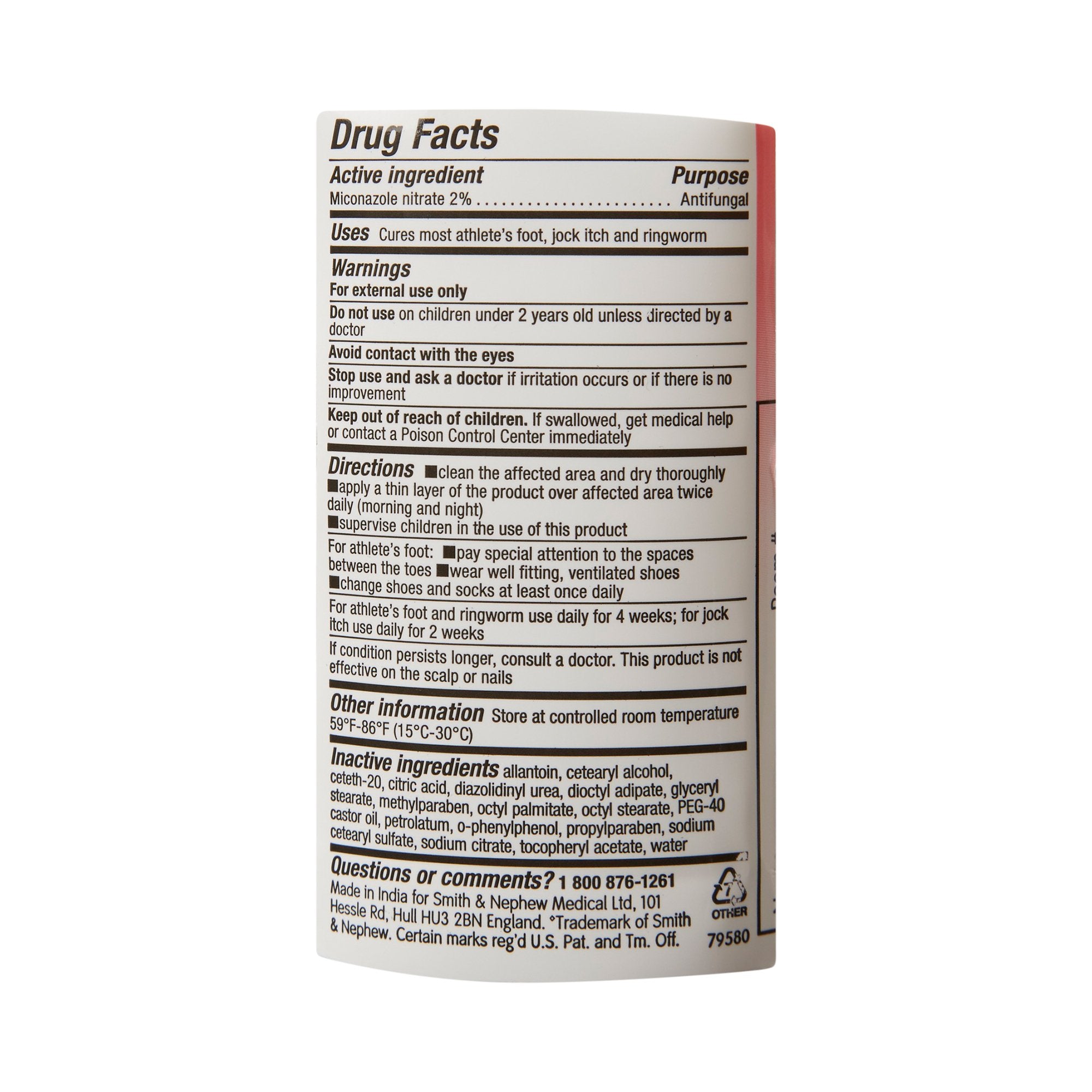 Antifungal Secura™ 2% Strength Cream 2 oz. Tube - image 3