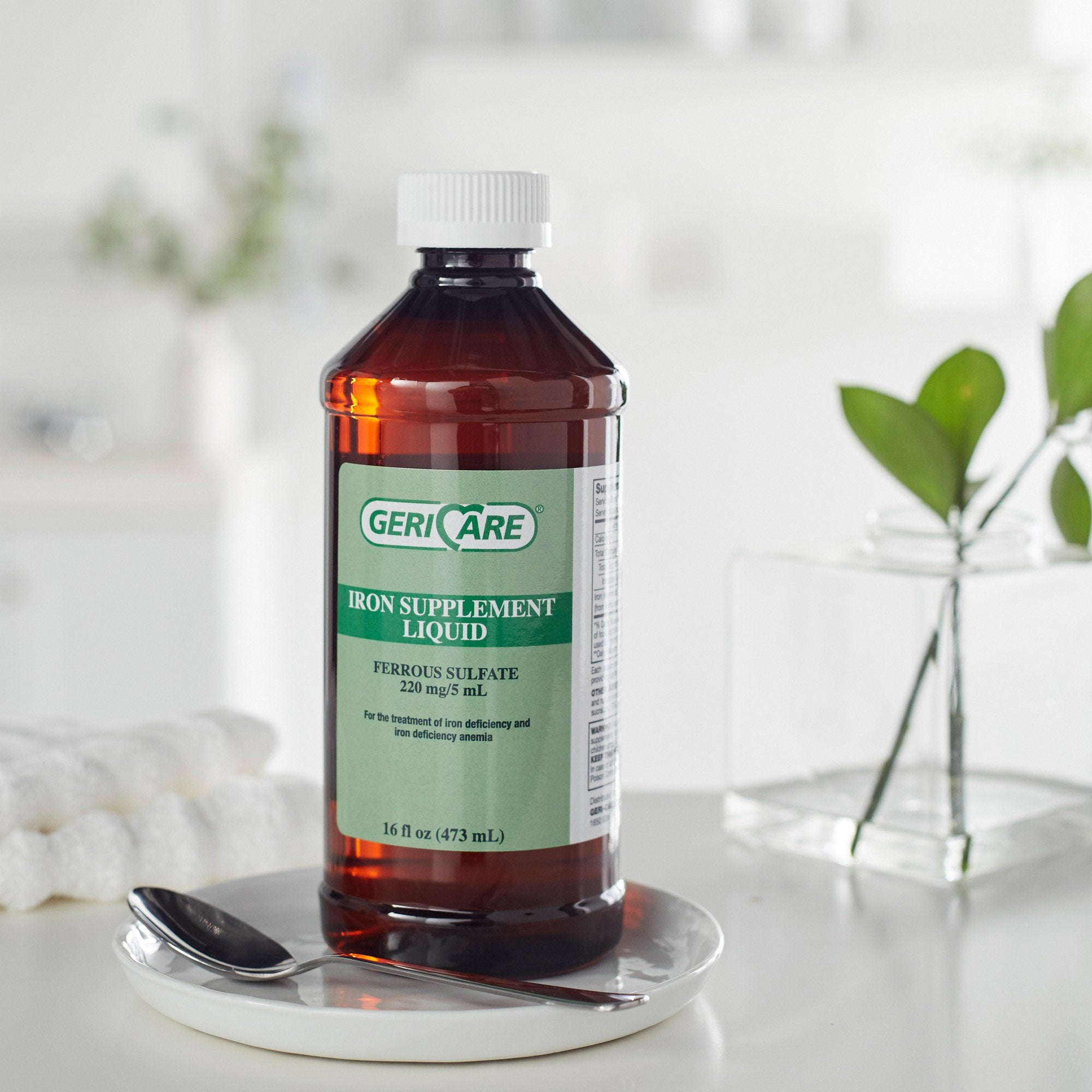 Mineral Supplement Geri-Care® Iron 220 mg Strength Liquid 16 oz. - image 5