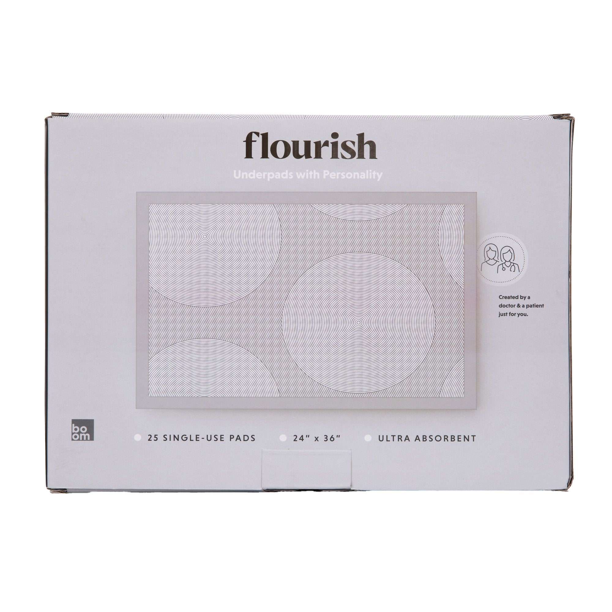 Disposable Underpad Flourish 24 X 36 Inch Fluff Light Absorbency - image 2