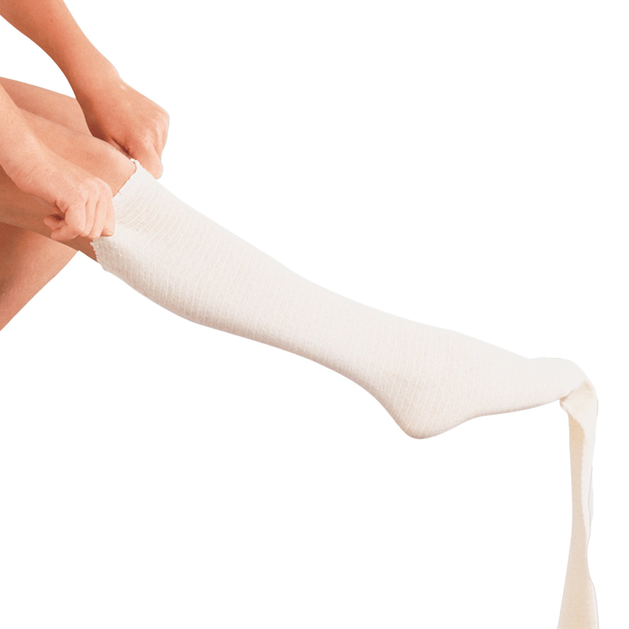 Elastic Tubular Support Bandage Tubigrip® 3 Inch X 1 Yard Large Arm / Medium Ankle / Small Knee Pull On Natural NonSterile Size D Standard Compression - image 4