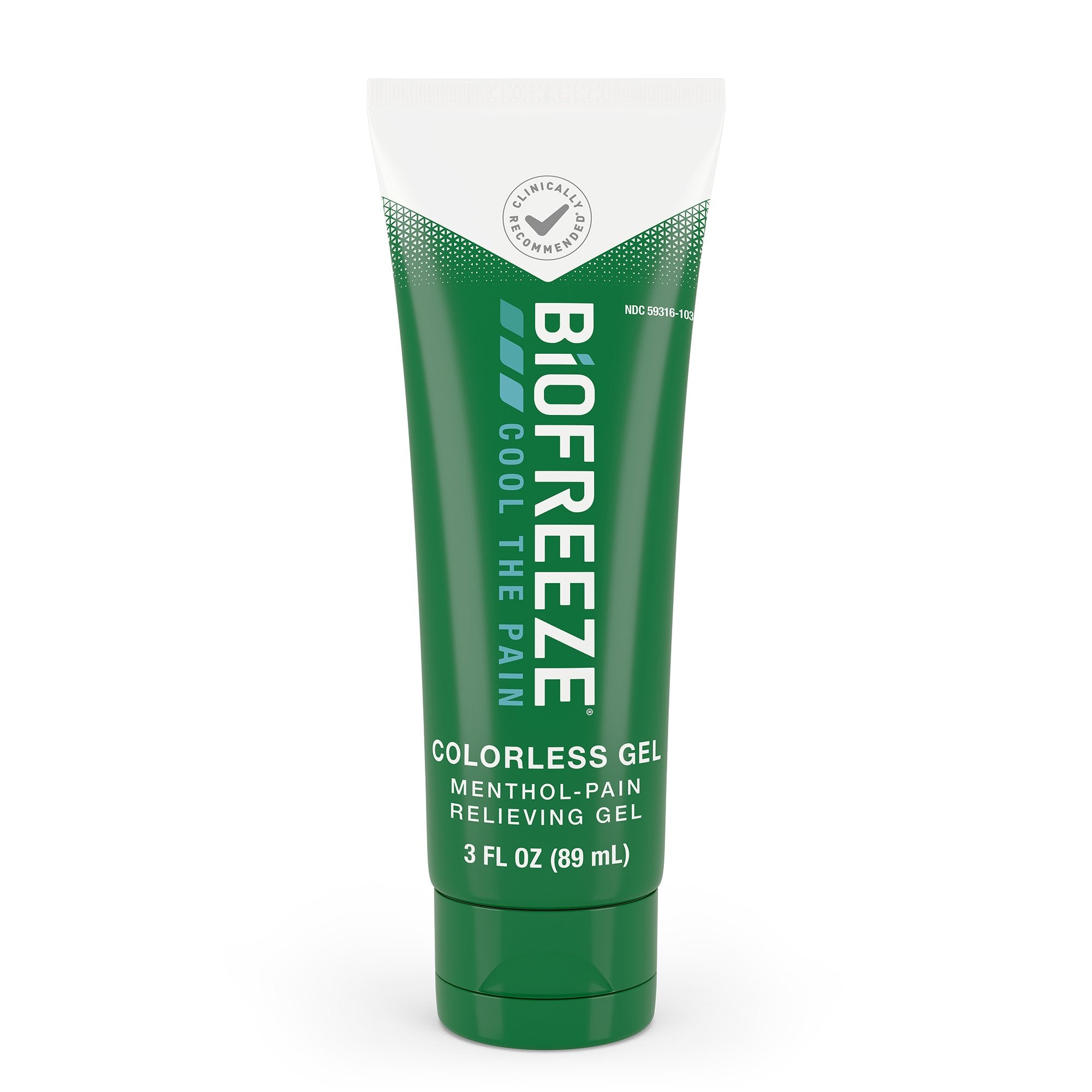 Biofreeze Menthol Pain Relieving Colorless Gel