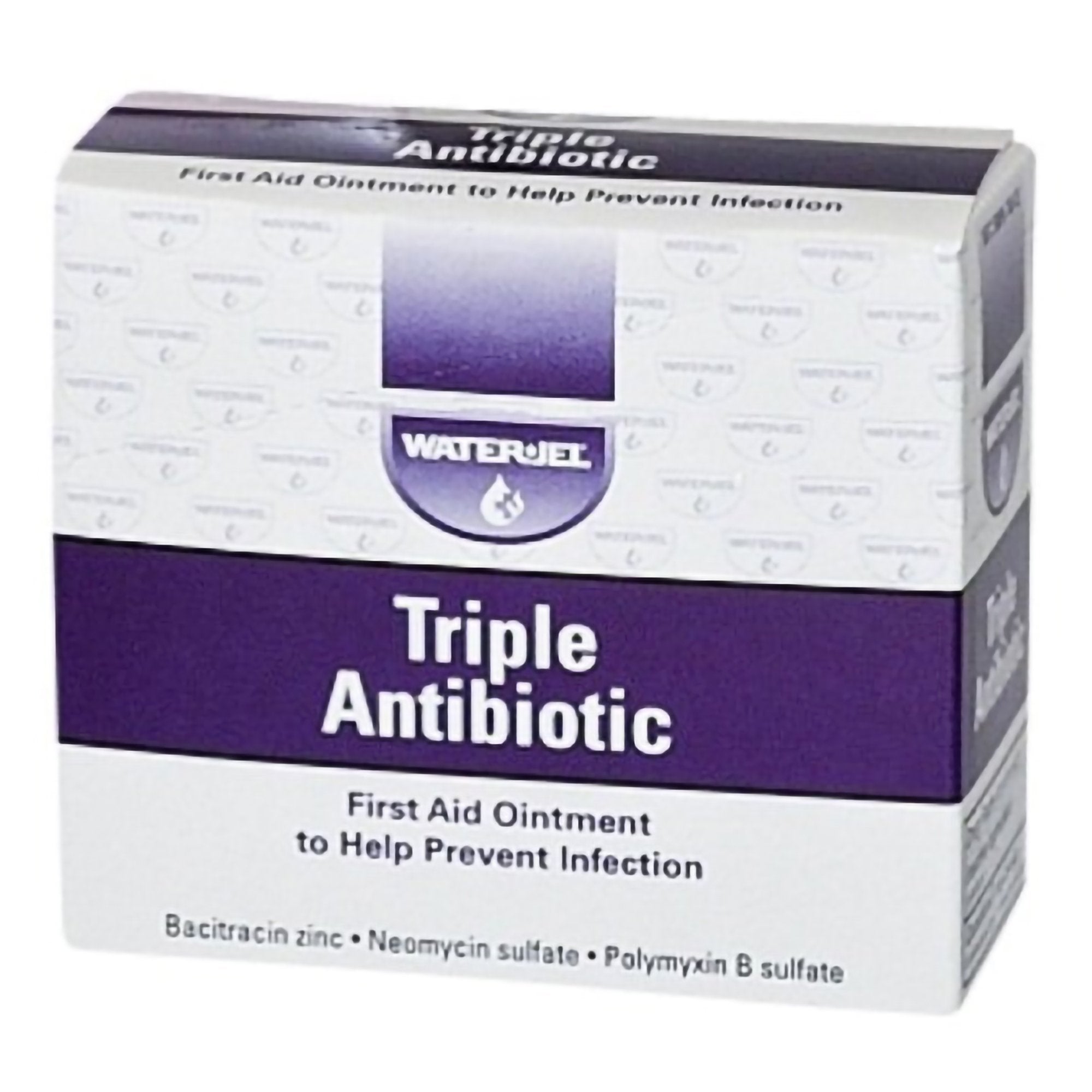 First Aid Antibiotic Bacitracin / Neomycin / Polymyxin B Water Jel® Ointment 0.9 Gram Individual Packet