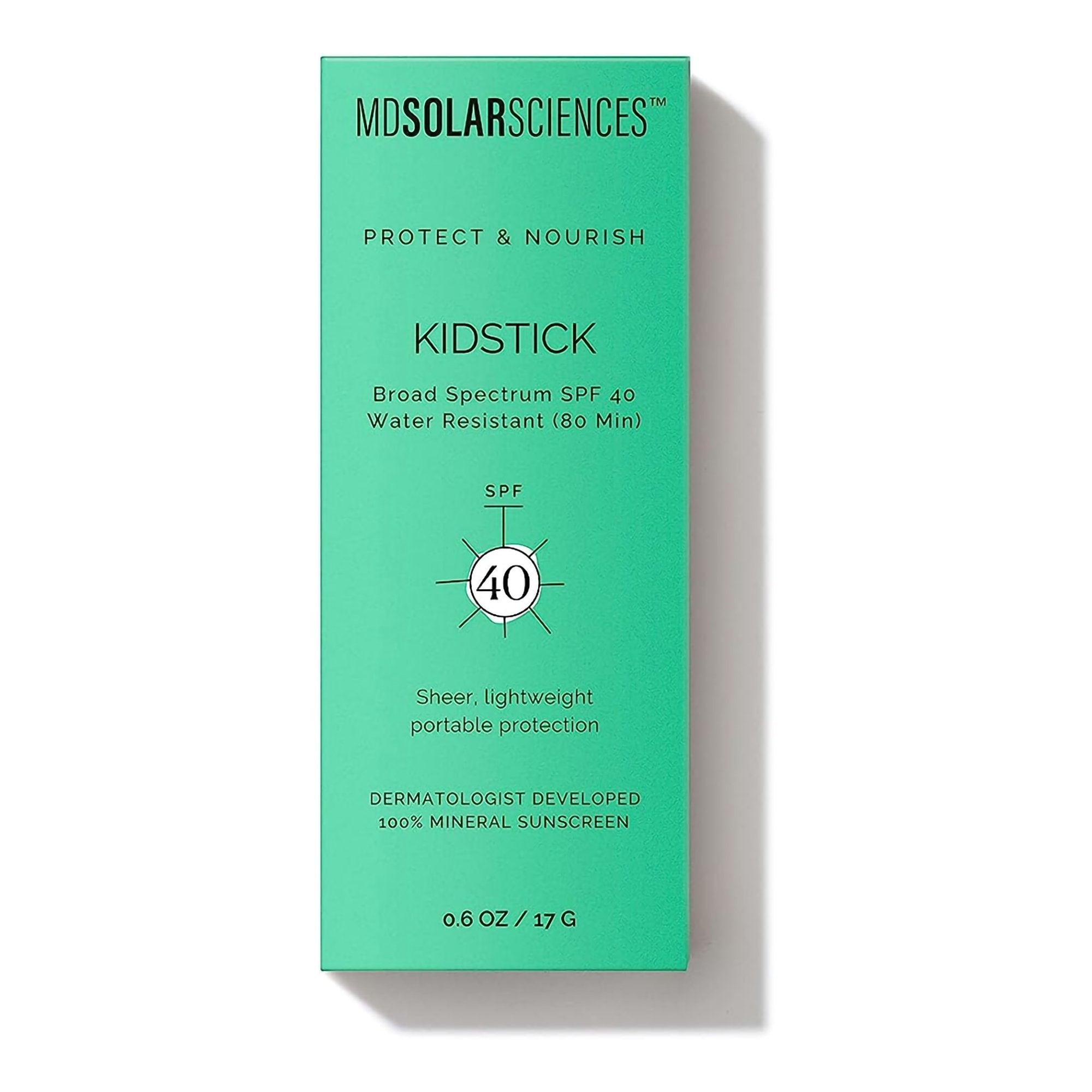 Sunscreen MDSolarsciences™ KidStick SPF 40 Stick 0.6 oz. Tottle Bottle - image 2