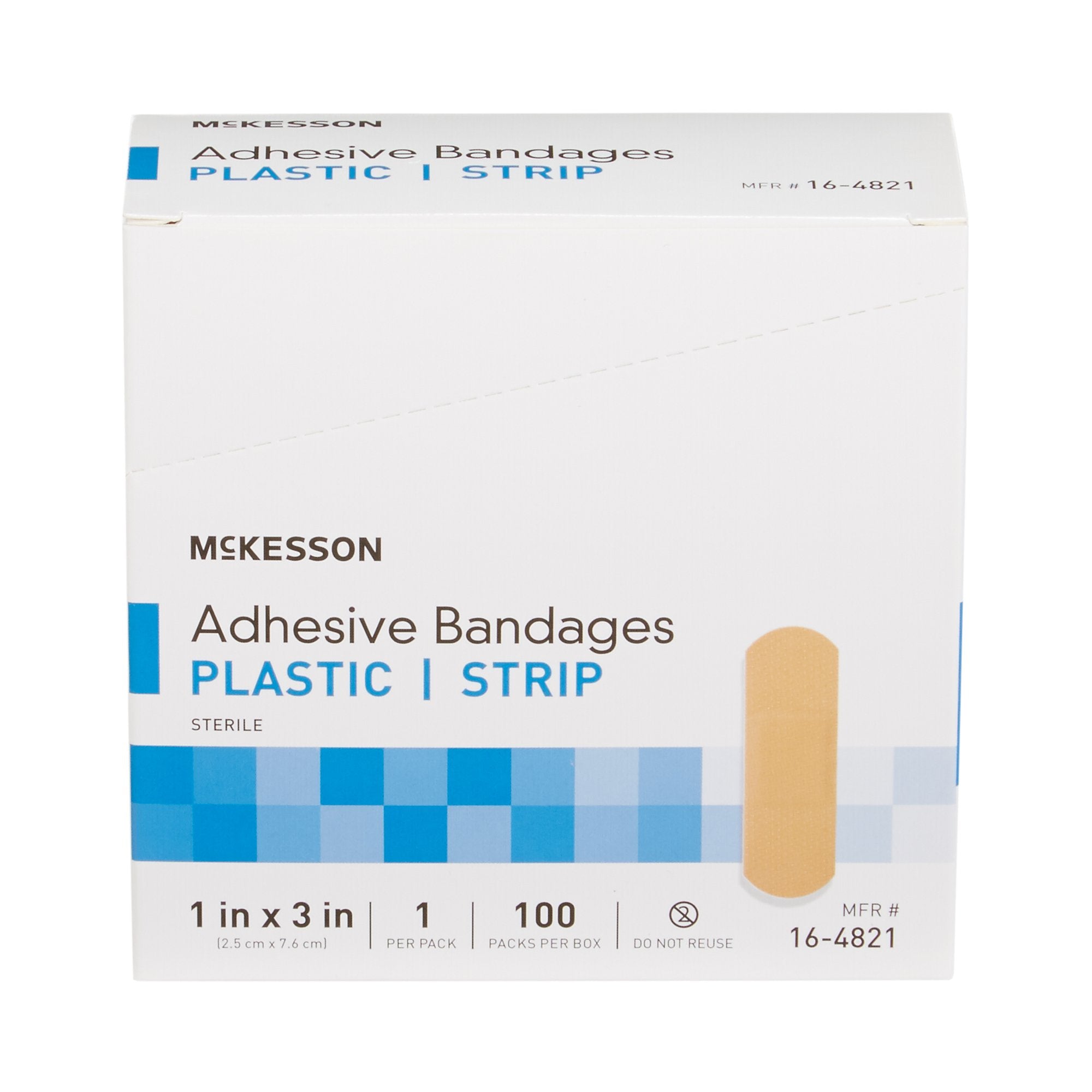 Adhesive Strip McKesson Plastic Tan 1 X 3 Inch Sterile - image 5