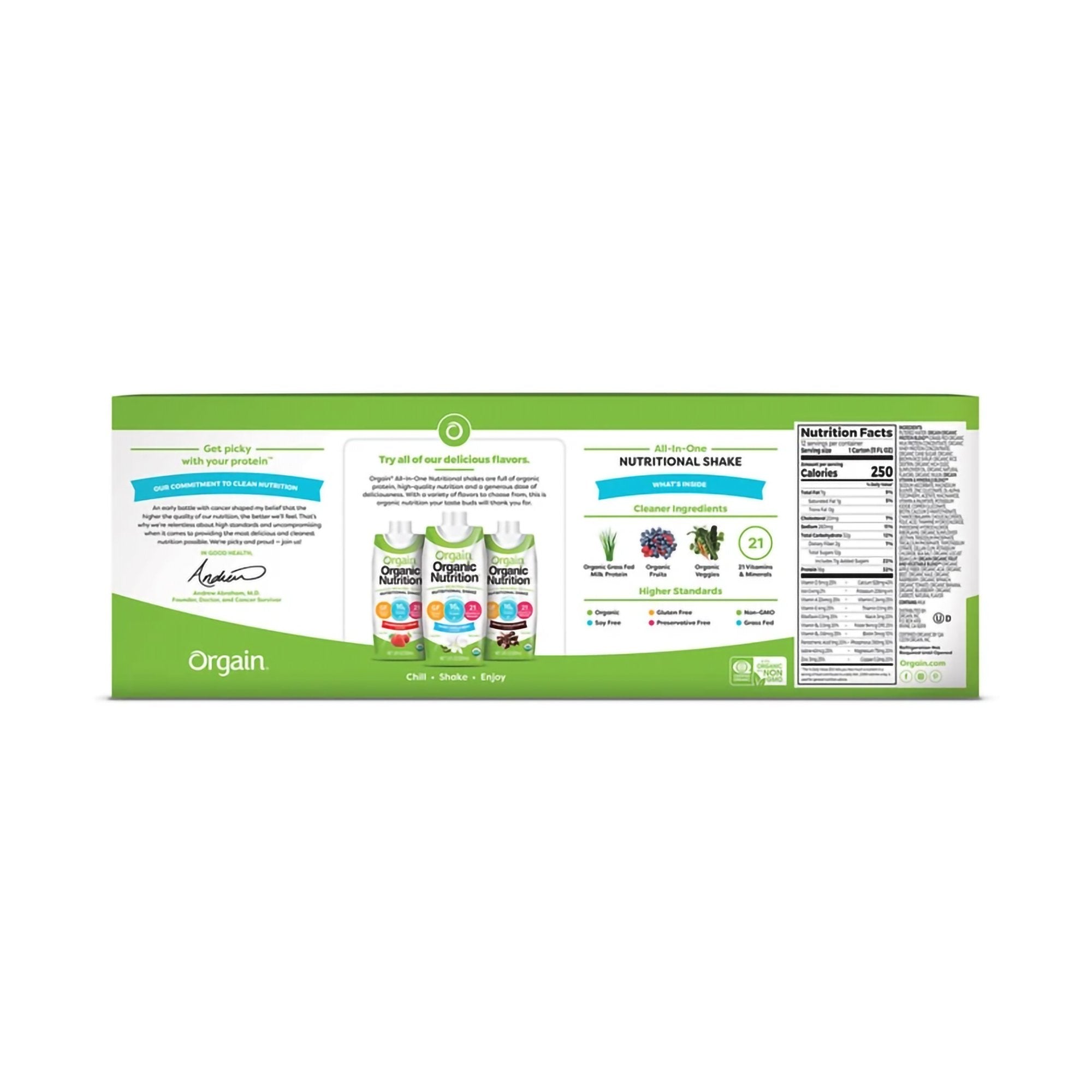 Oral Supplement Orgain® Organic Nutritional Shake Iced Café Mocha Flavor Liquid 11 oz. Carton - image 3