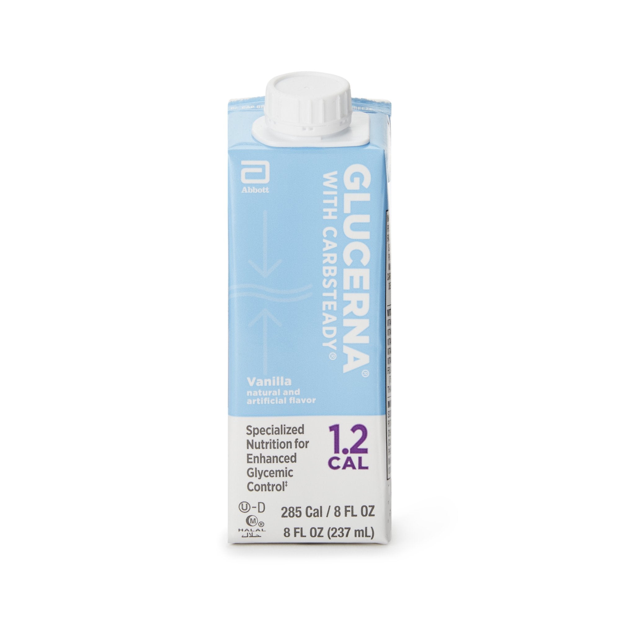 Oral Supplement Glucerna® 1.2 Cal Vanilla Flavor Liquid 8 oz. Reclosable Carton