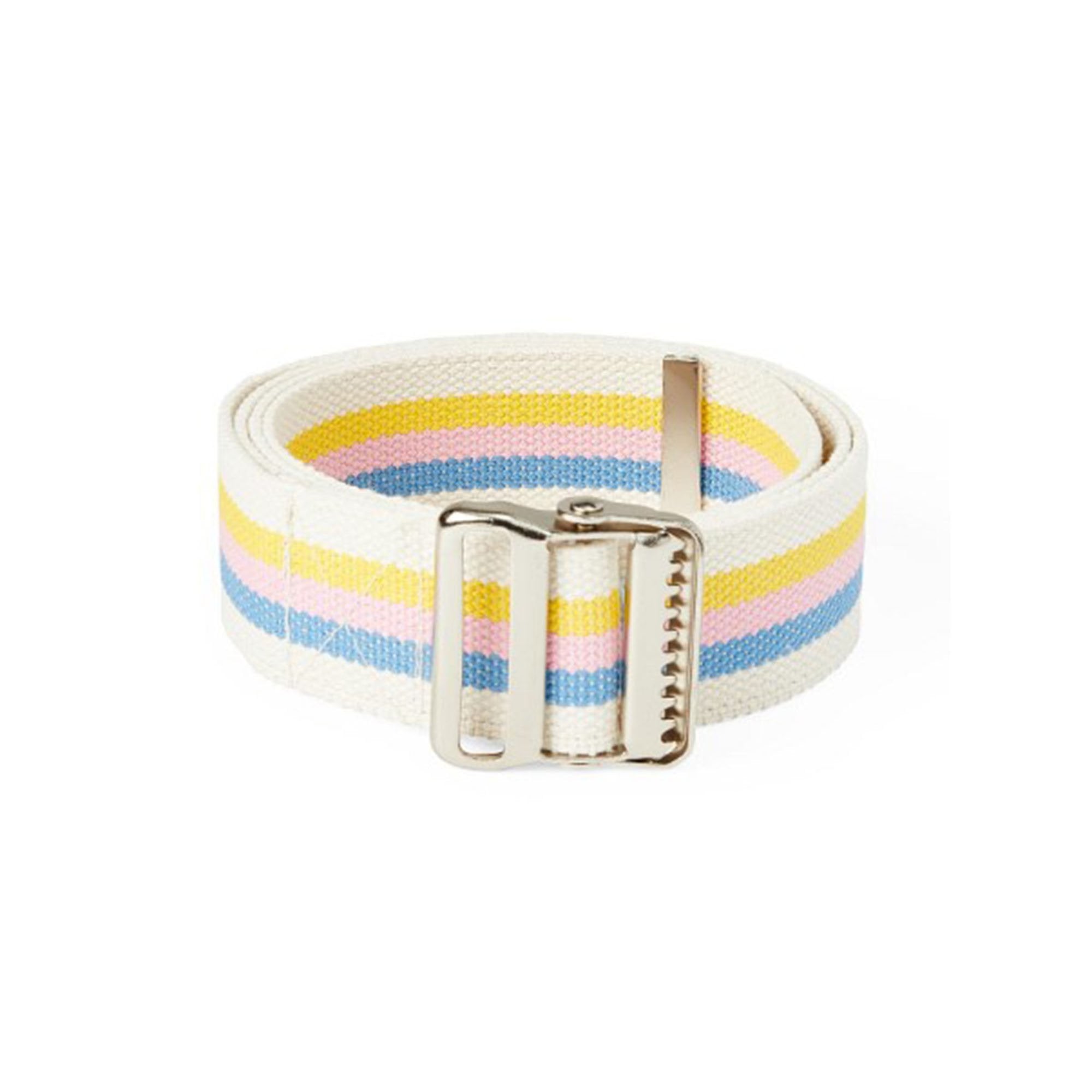 Gait Belt 60 Inch Length Pastel Stripe Cotton - image 3