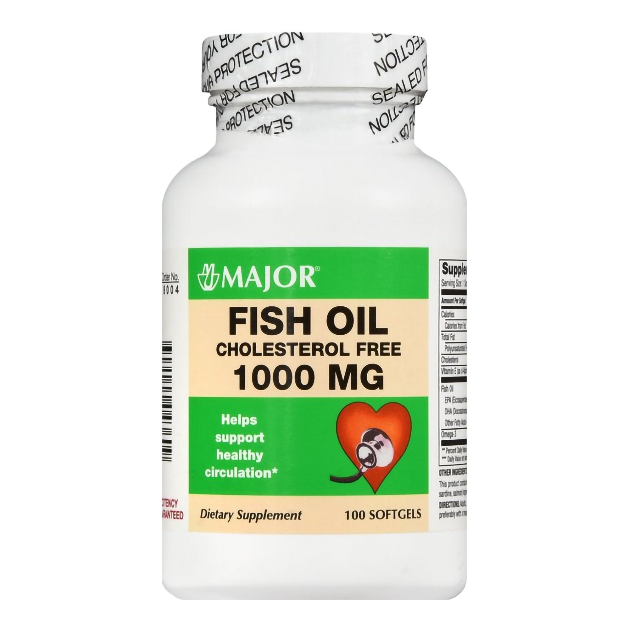Major® Fish Oil Omega 3 Supplement