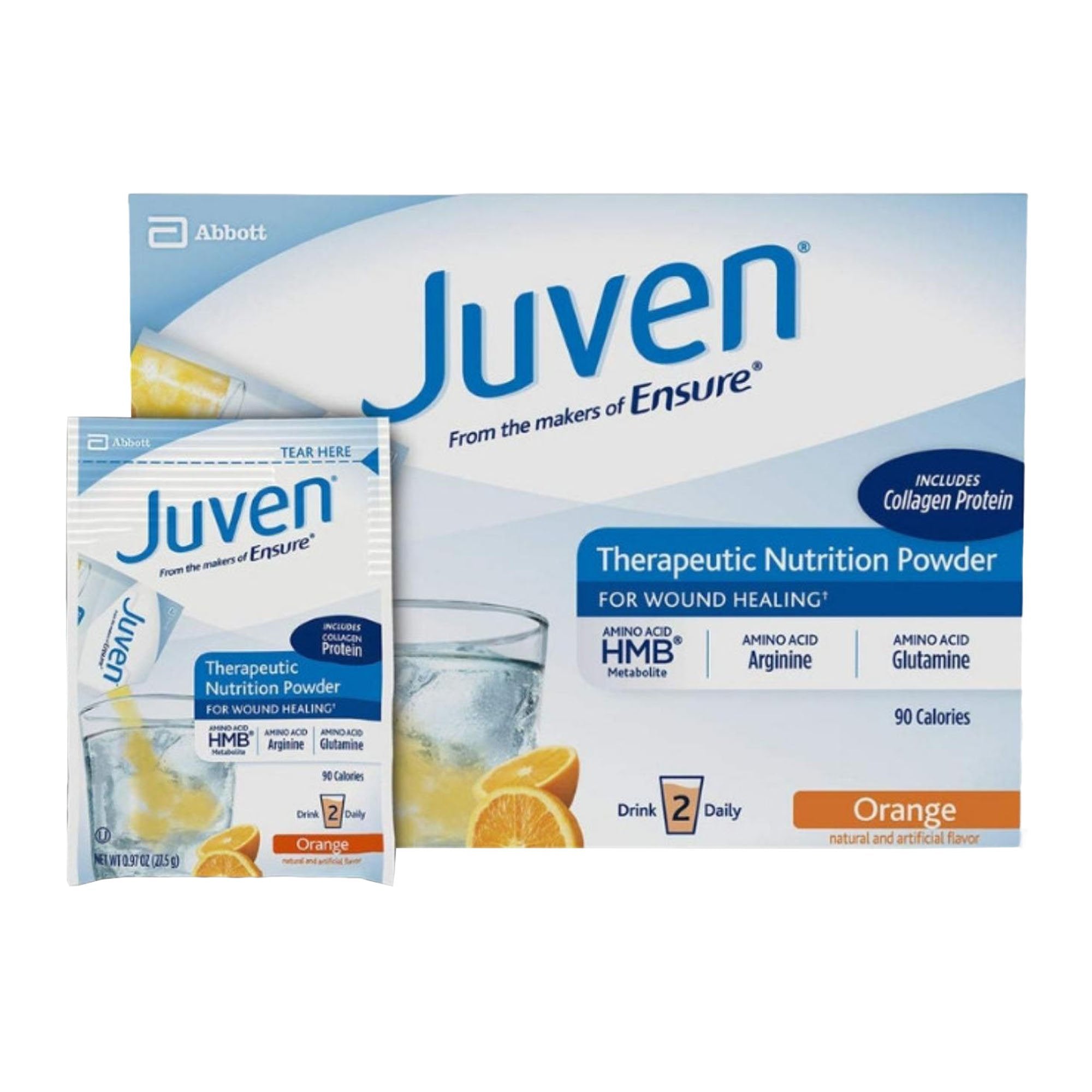 Oral Supplement Juven® Orange Flavor Powder 0.98 oz. Individual Packet