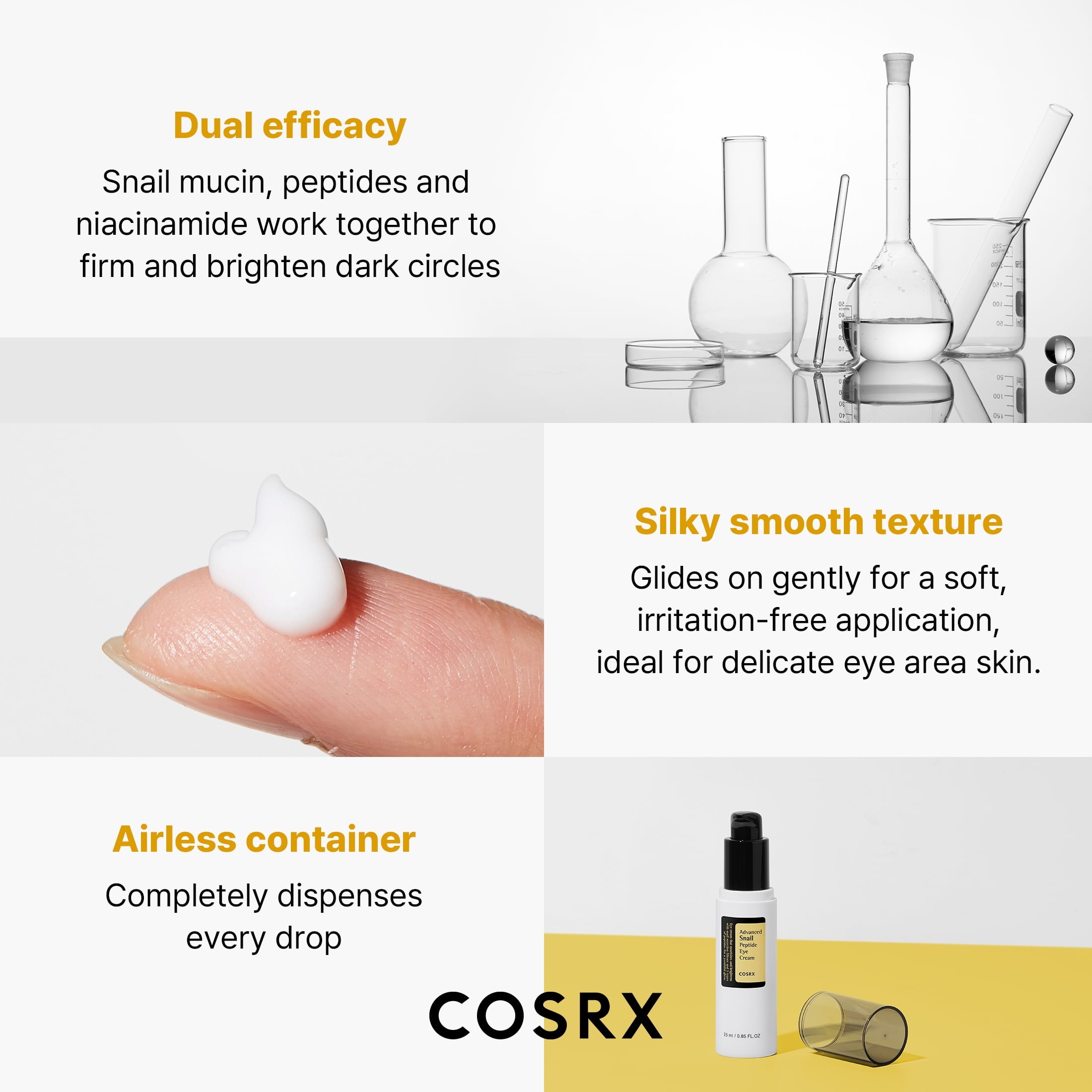 COSRX Advanced Snail Peptide Eye Cream (0.85 Fl.Oz)
