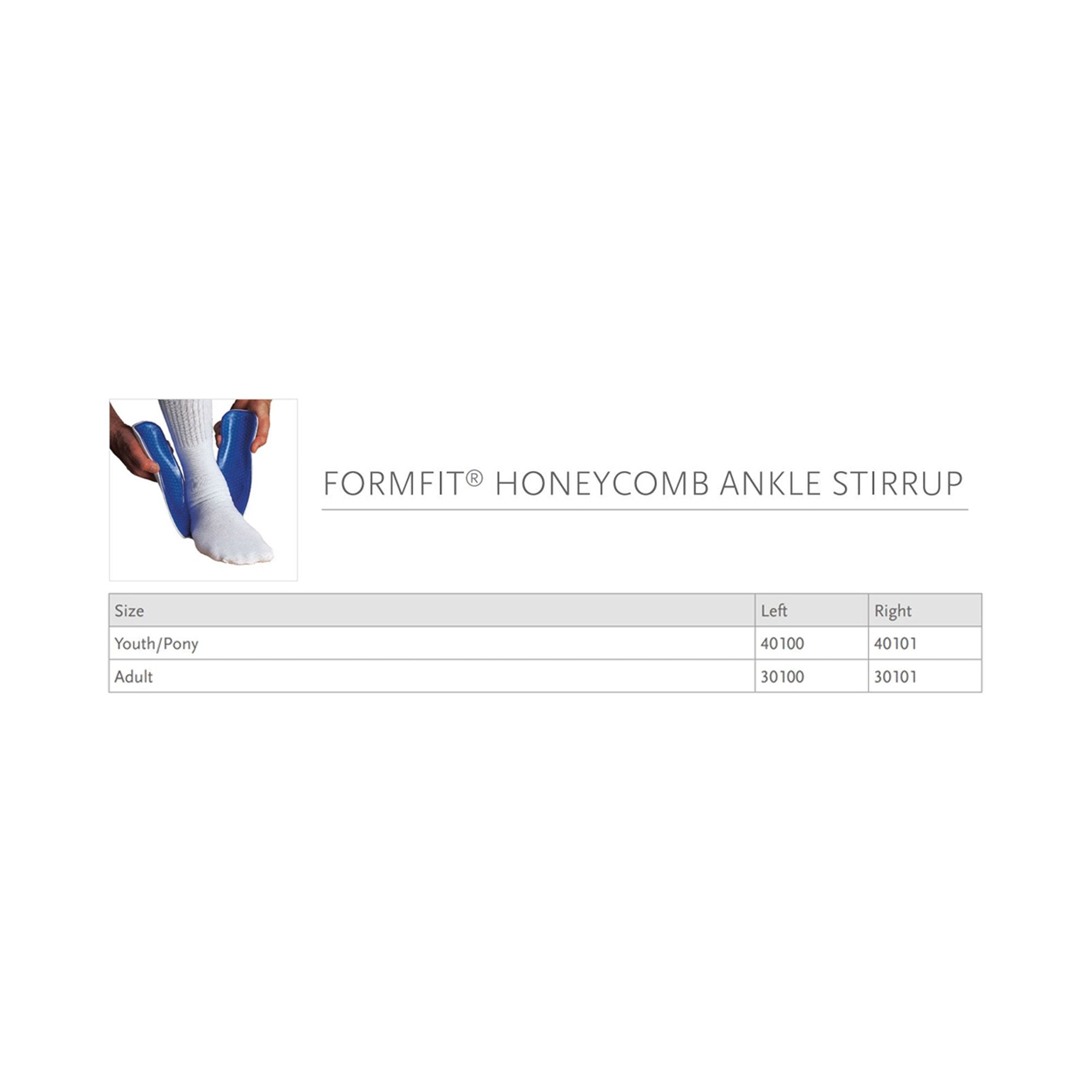 Ankle Support Ossur® Formfit® Honeycomb One Size Fits Most Hook and Loop Closure Left Foot - image 4
